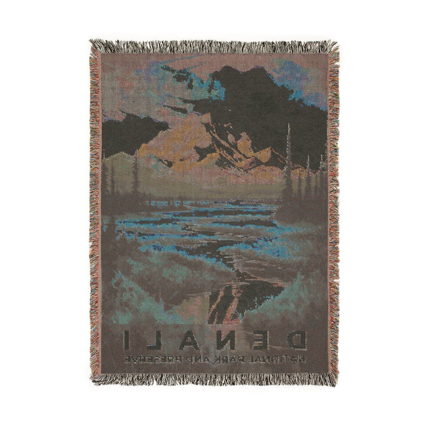 Denali National Park Woven Blanket | S06