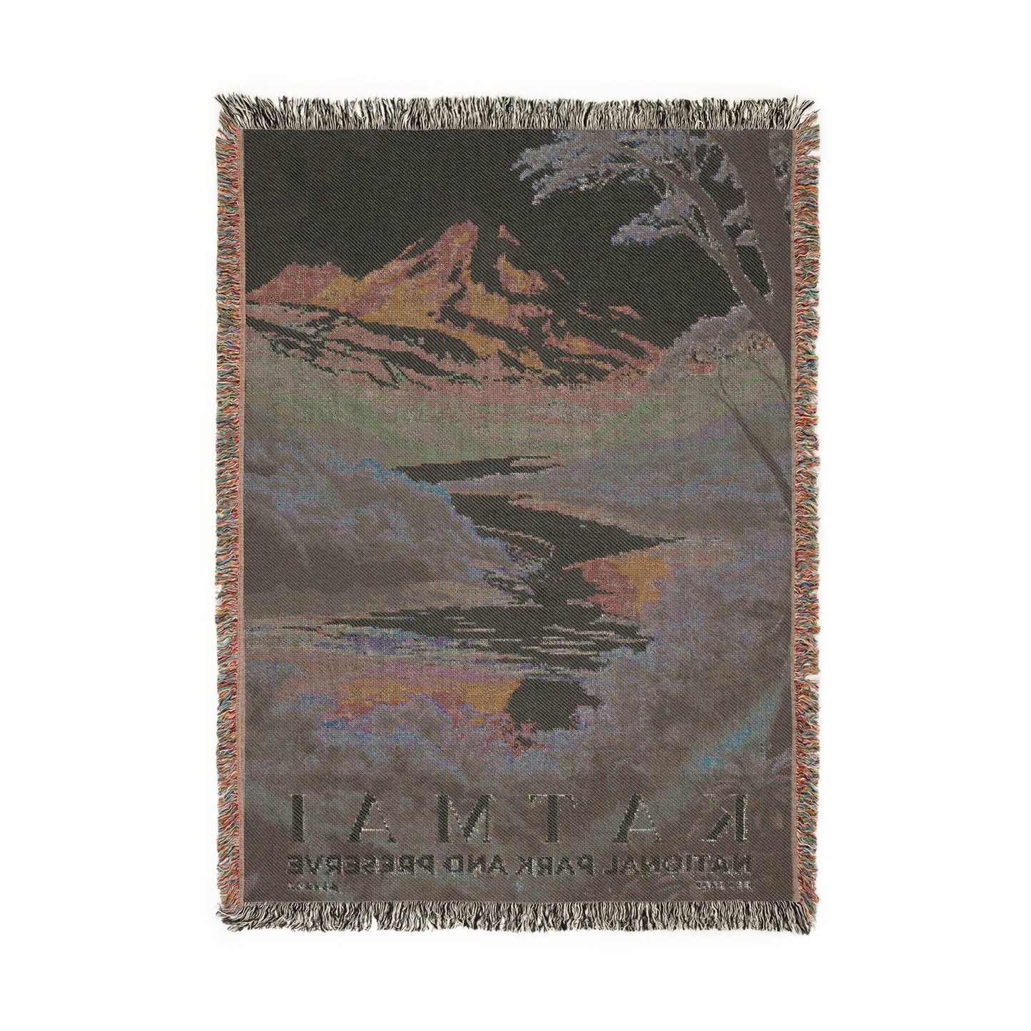 Katmai National Park Woven Blanket | S02