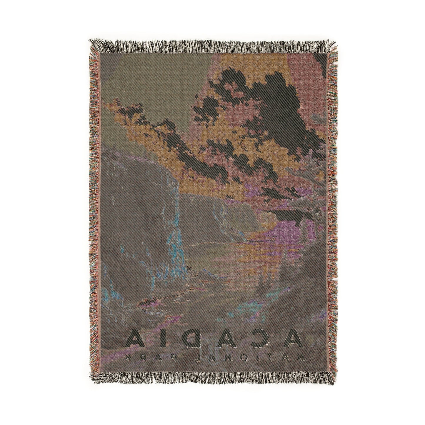 Acadia National Park Woven Blanket | S13