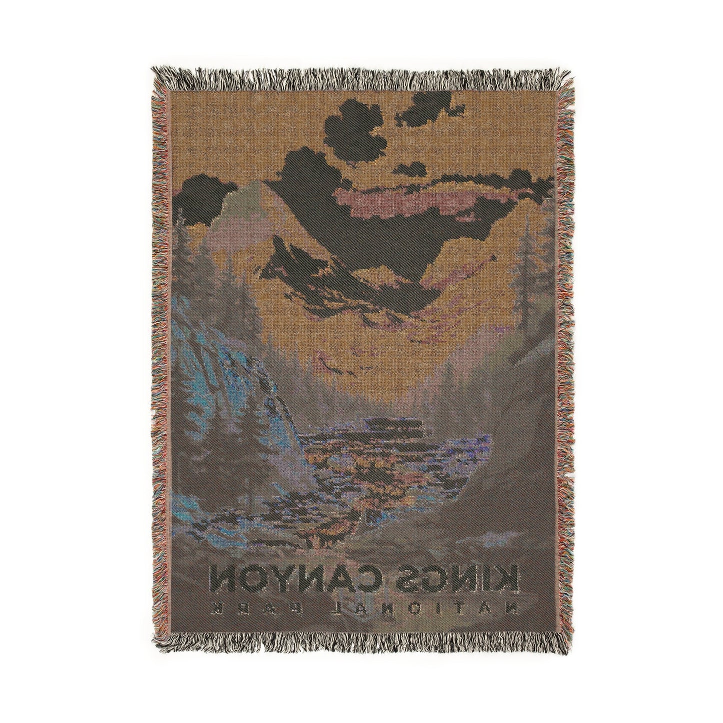 Kings Canyon National Park Woven Blanket | S07