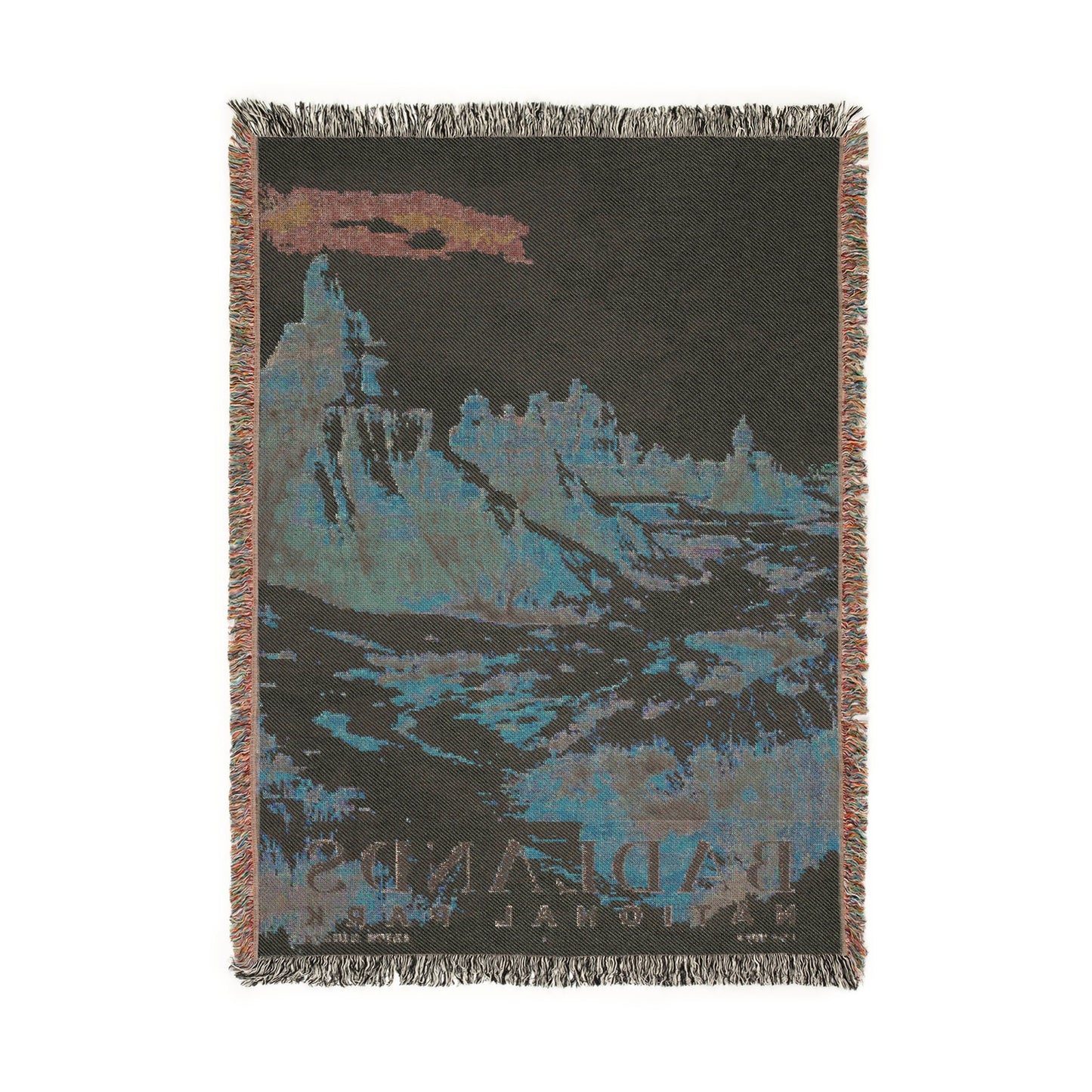 Badlands National Park Woven Blanket | S04