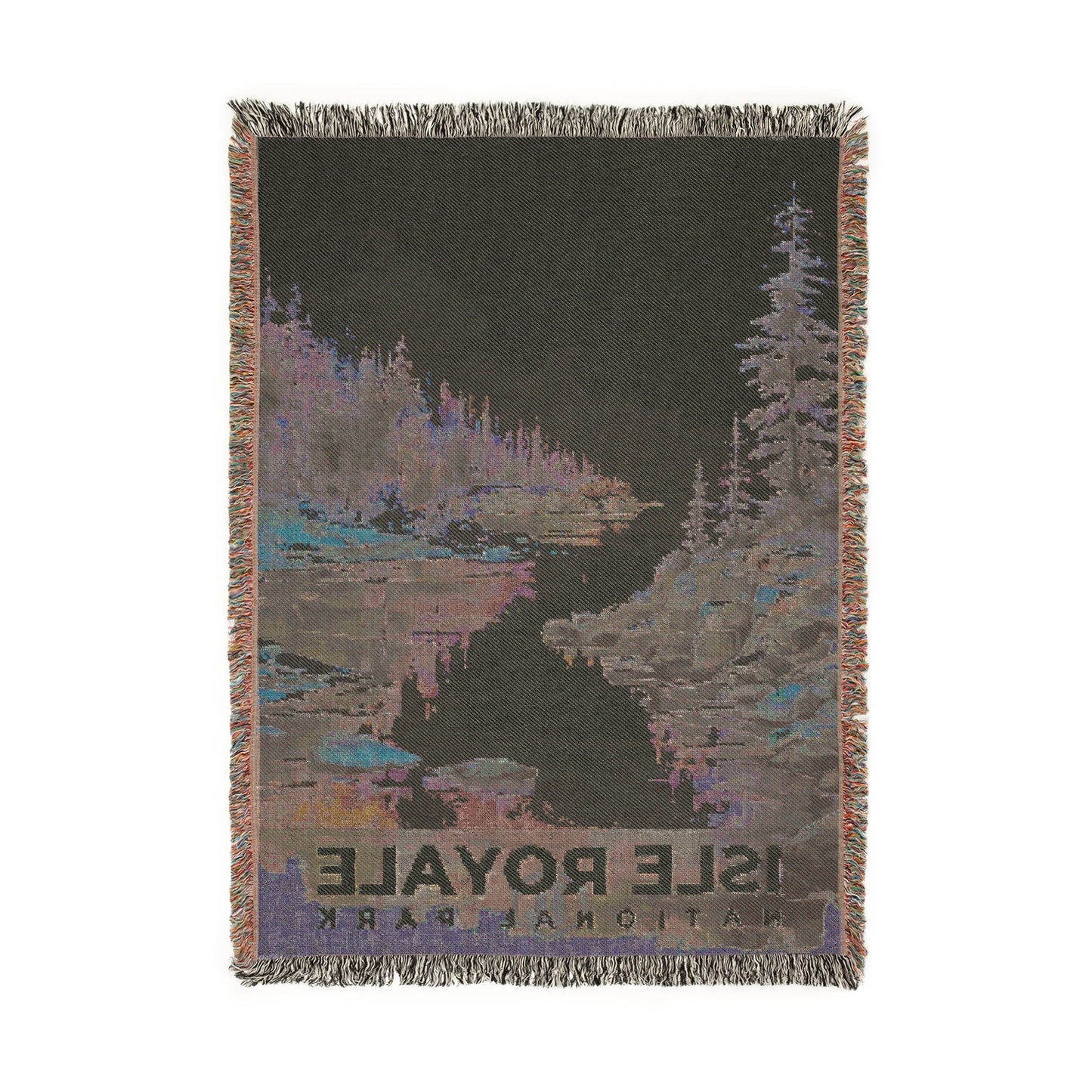 Isle Royale National Park Woven Blanket | S08