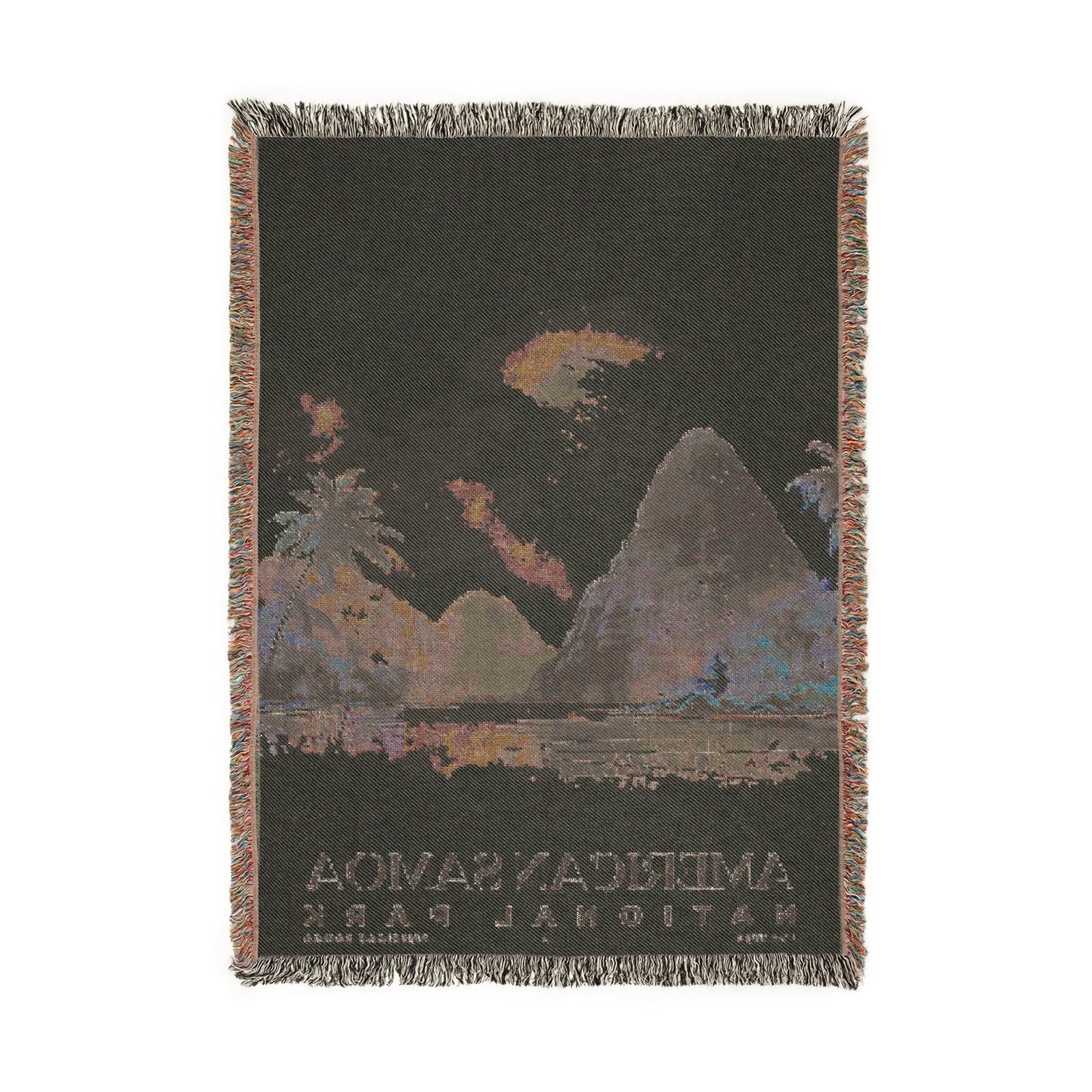 American Samoa National Park Woven Blanket | S04
