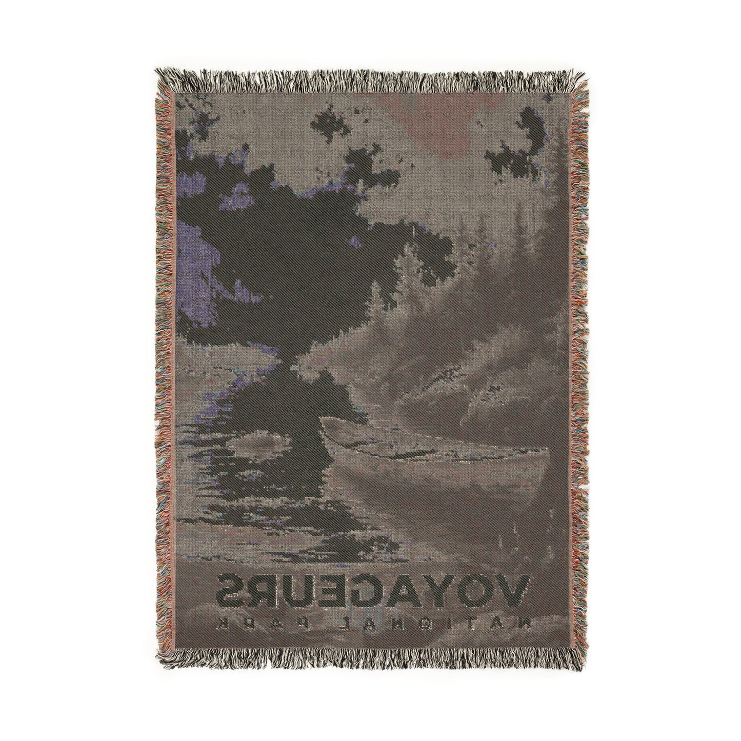 Voyageurs National Park Woven Blanket | S15