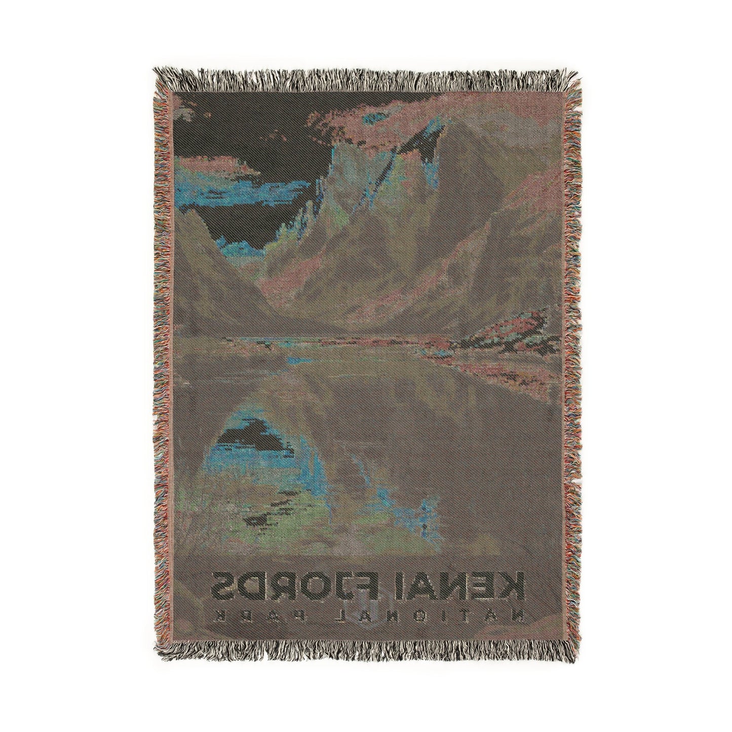 Kenai Fjords National Park Woven Blanket | S18