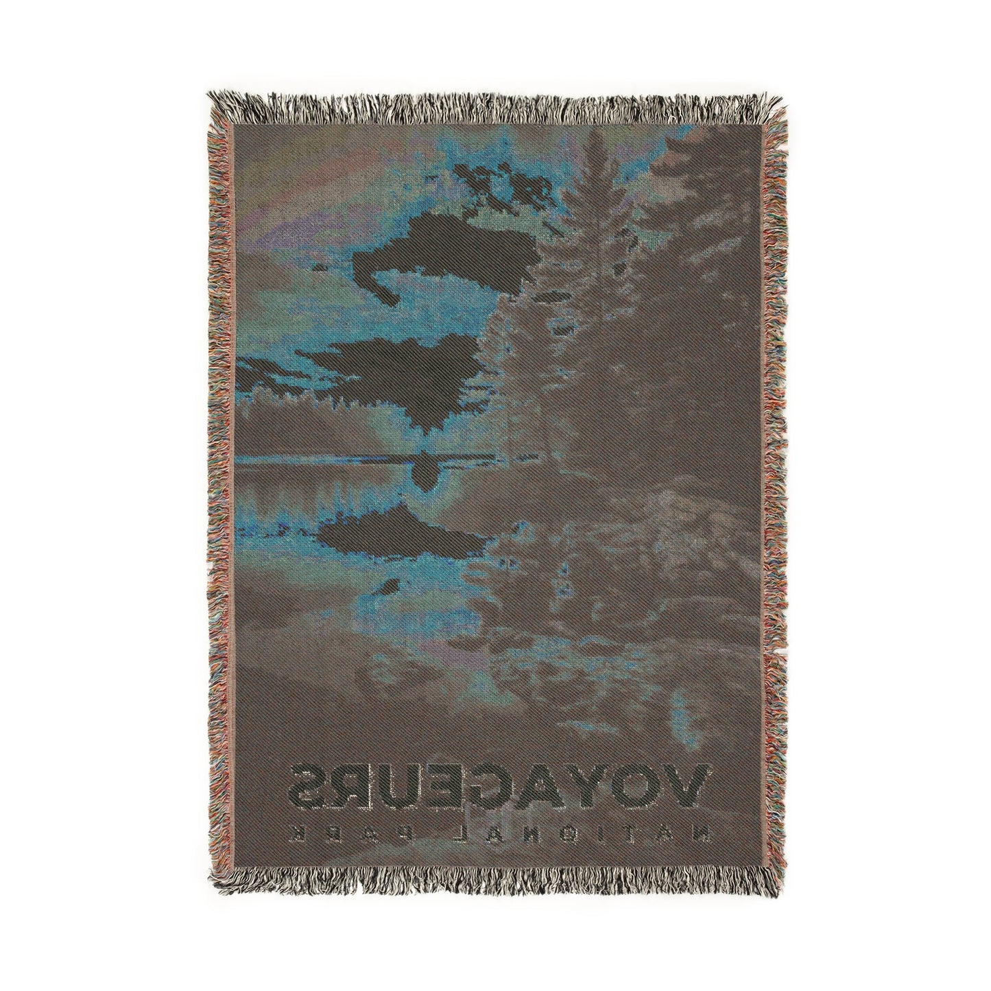 Voyageurs National Park Woven Blanket | S10