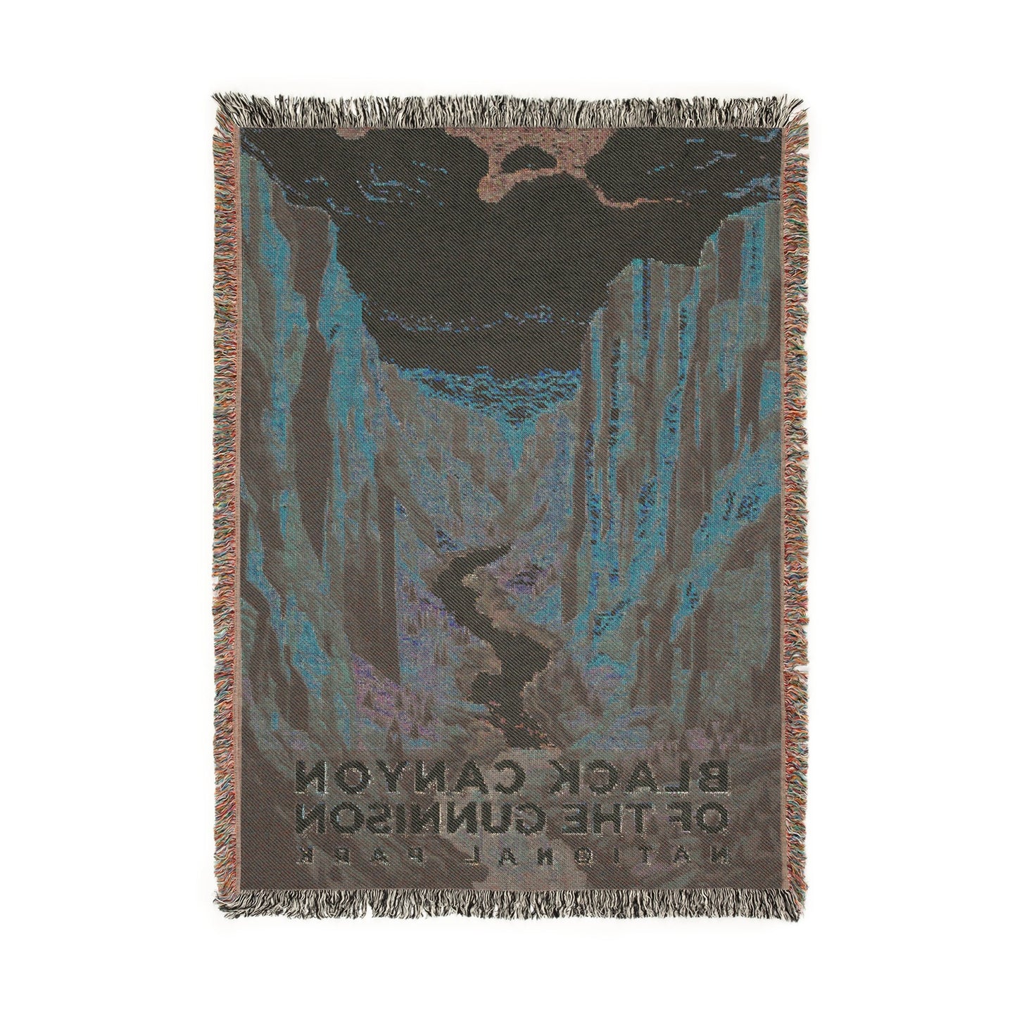 Black Canyon of the Gunnison National Park Woven Blanket | S09