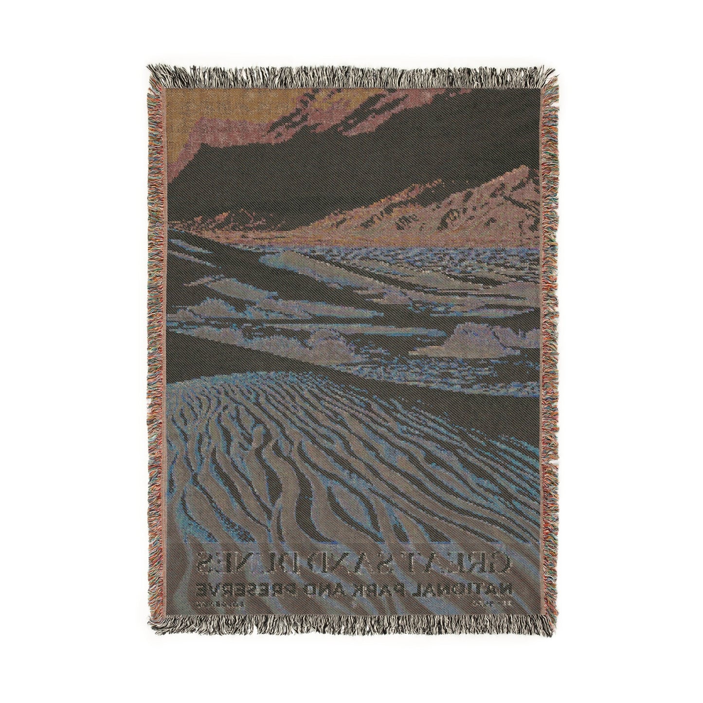 Great Sand Dunes National Park Woven Blanket | S02