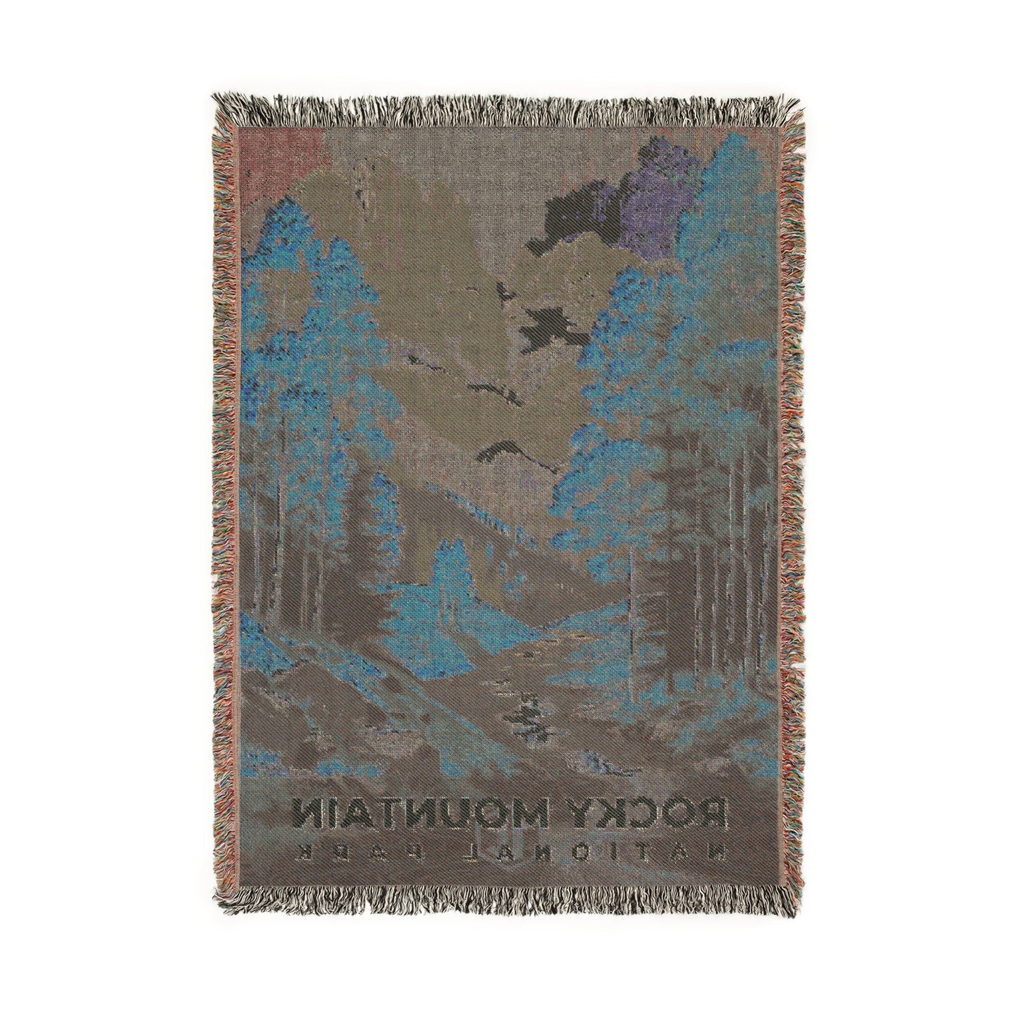 Rocky Mountain National Park Woven Blanket | S19