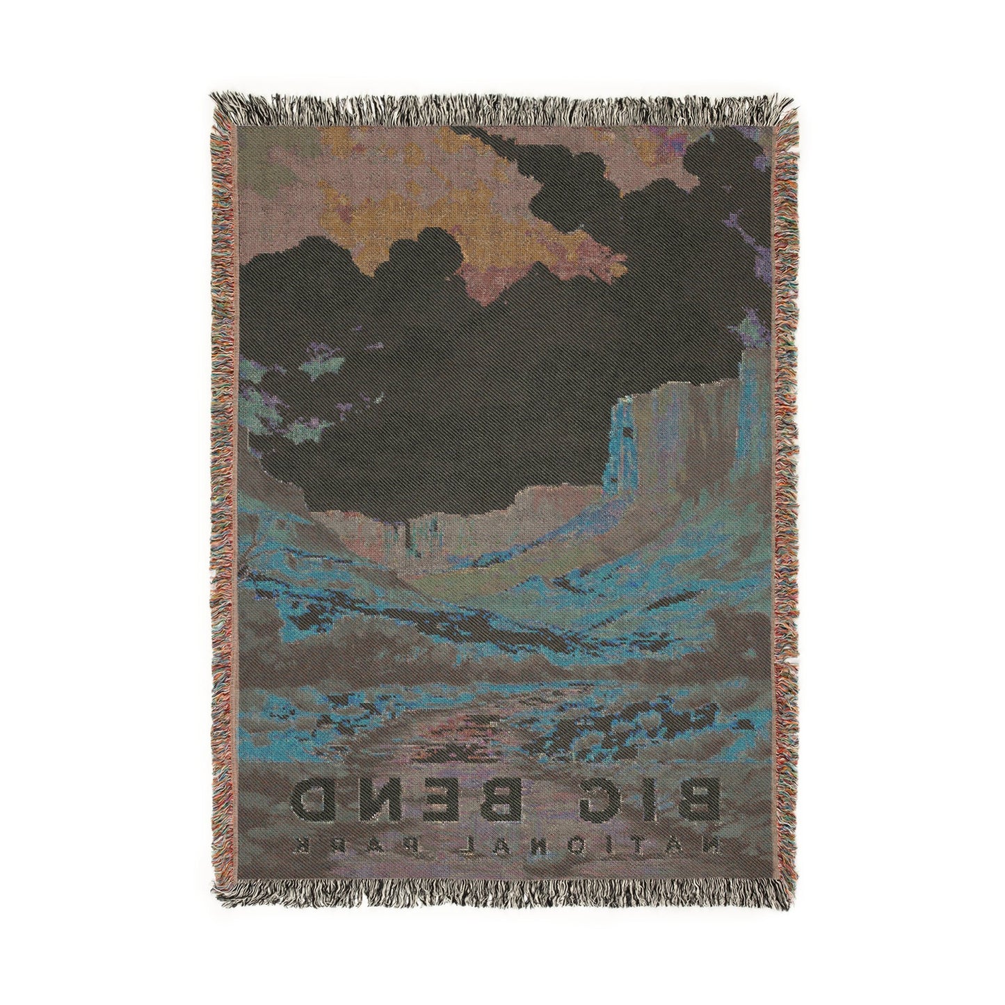 Big Bend National Park Woven Blanket | S06
