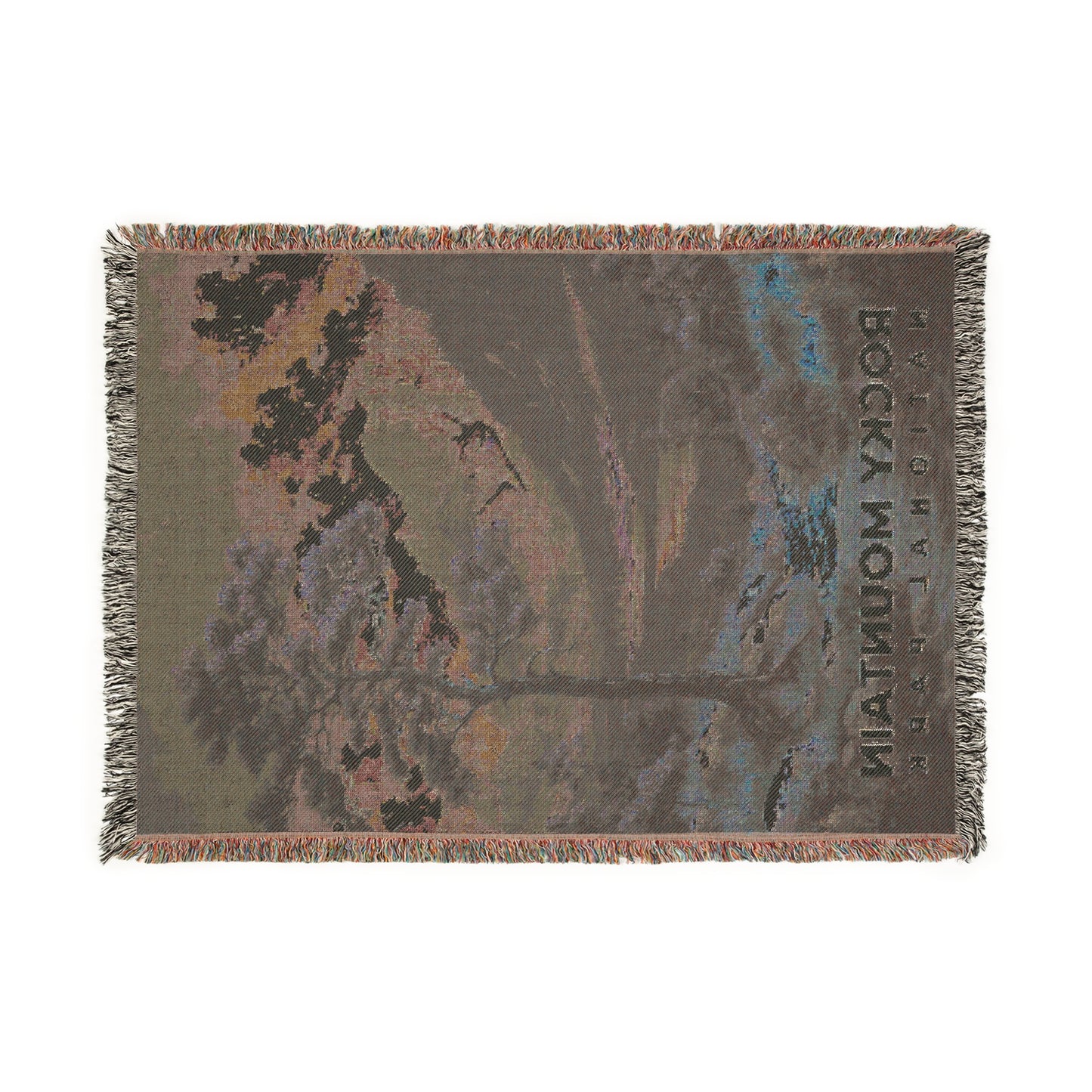 Rocky Mountain National Park Woven Blanket | S14