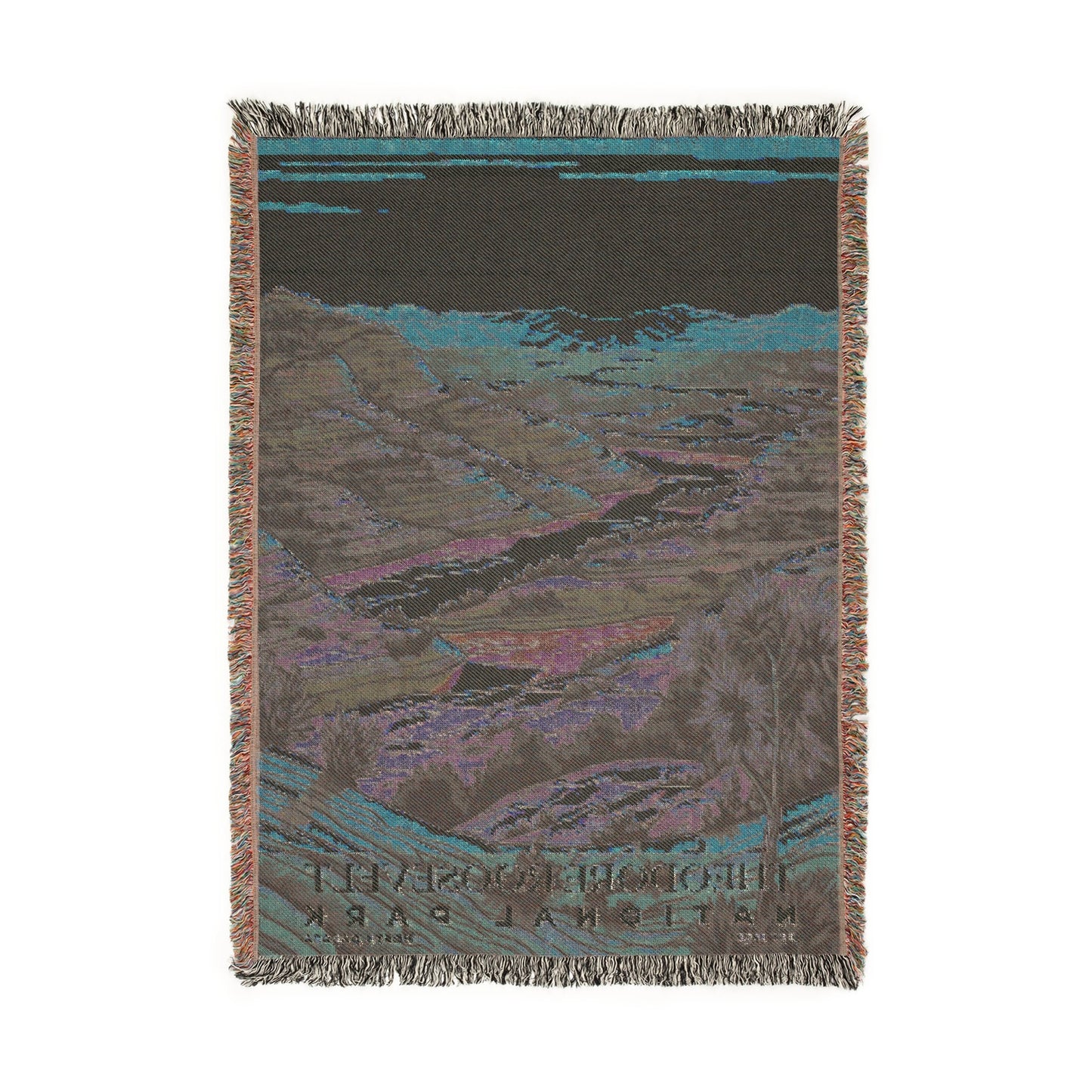 Theodore Roosevelt National Park Woven Blanket | S02