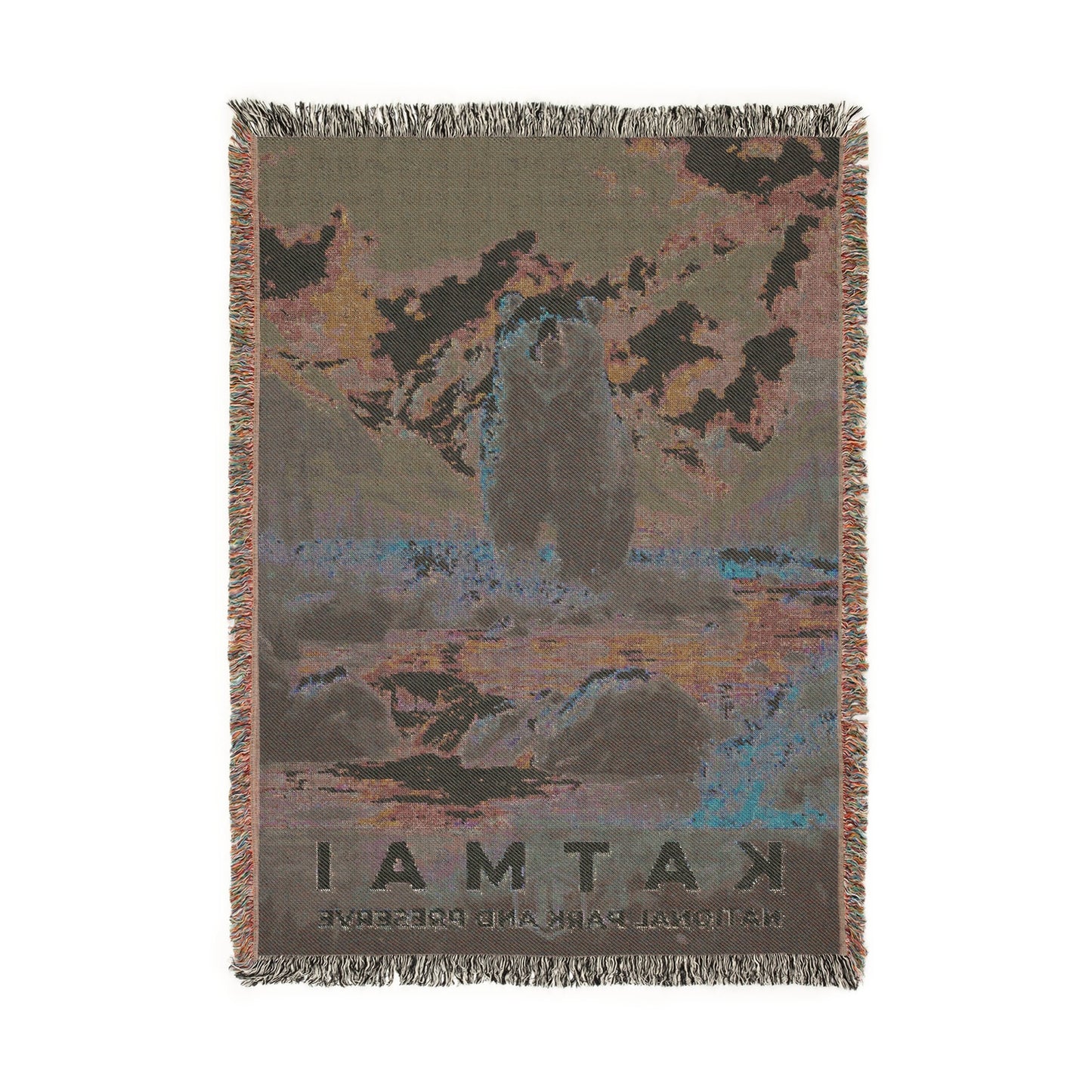 Katmai National Park Woven Blanket | S13