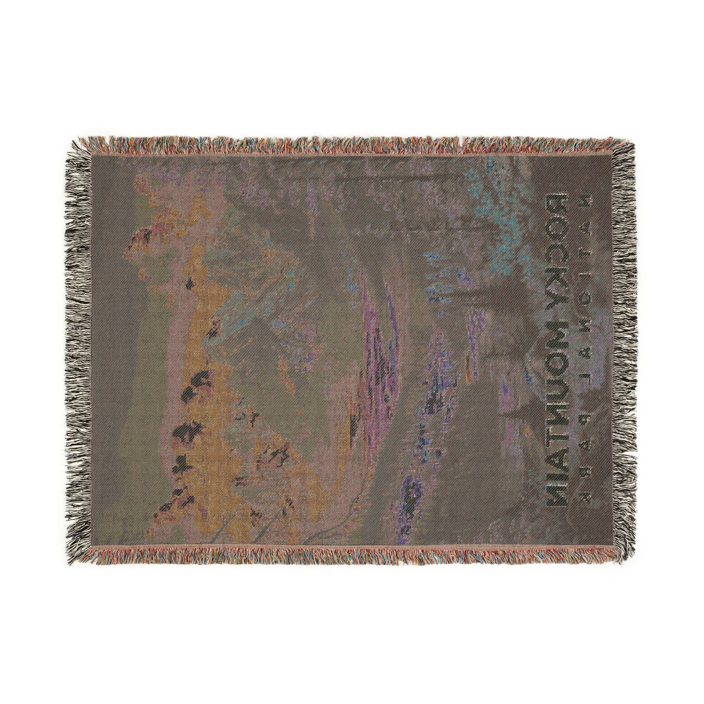 Rocky Mountain National Park Woven Blanket | S16