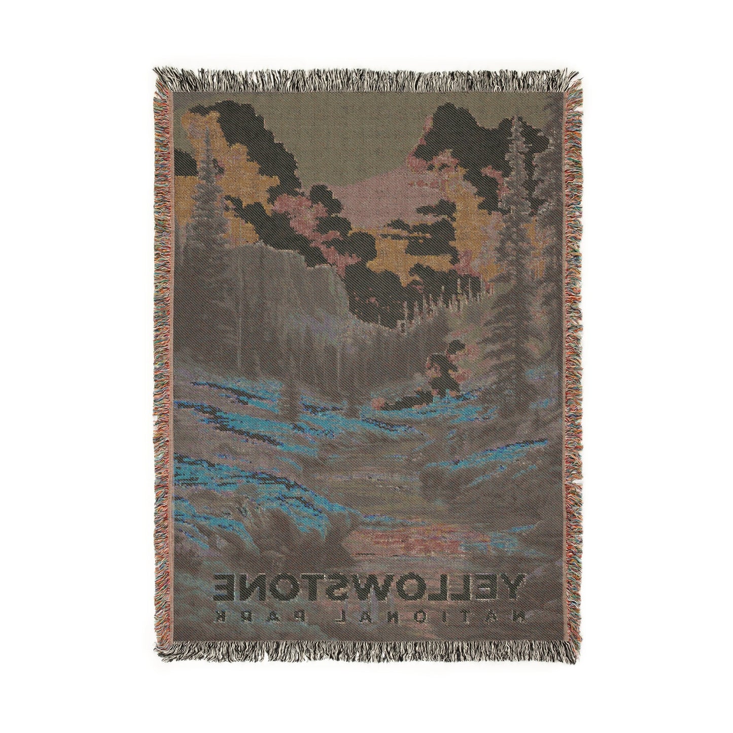 Yellowstone National Park Woven Blanket | S11