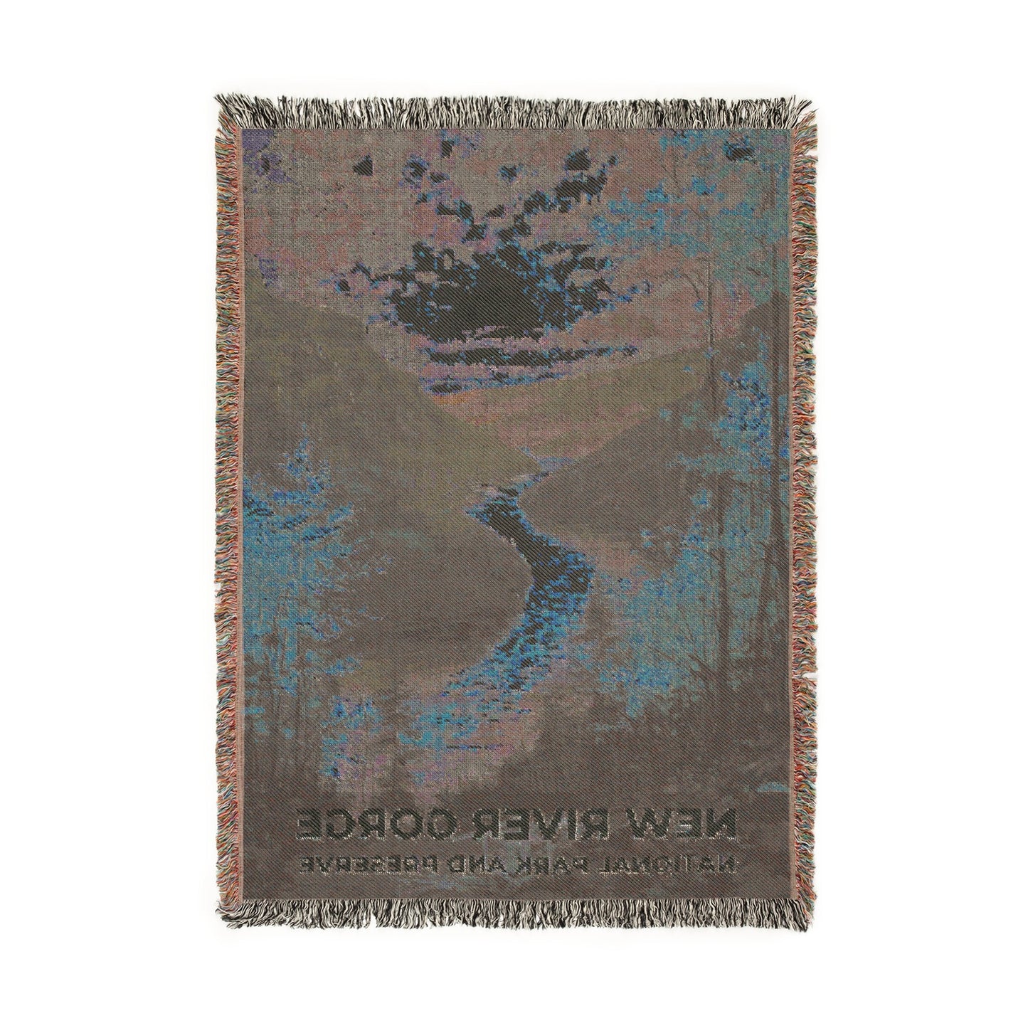 New River Gorge National Park Woven Blanket | S14