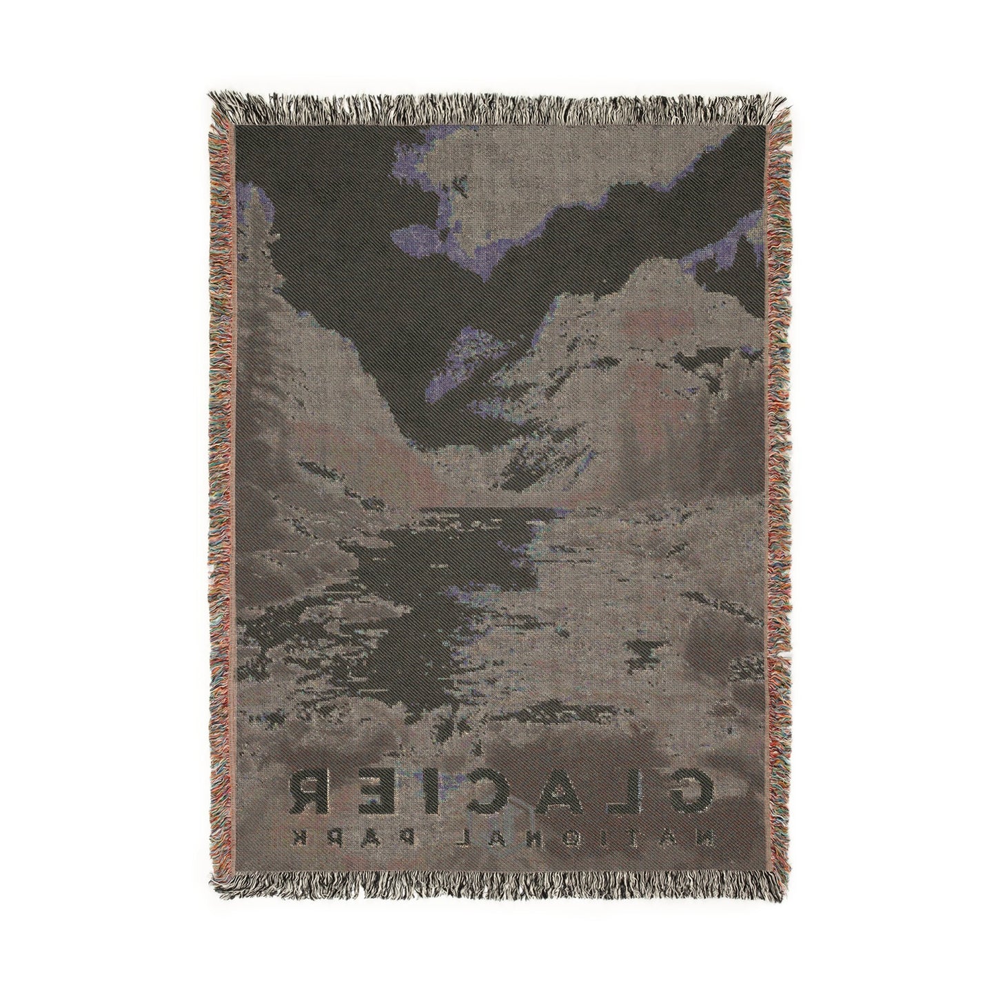 Glacier National Park Woven Blanket | S15