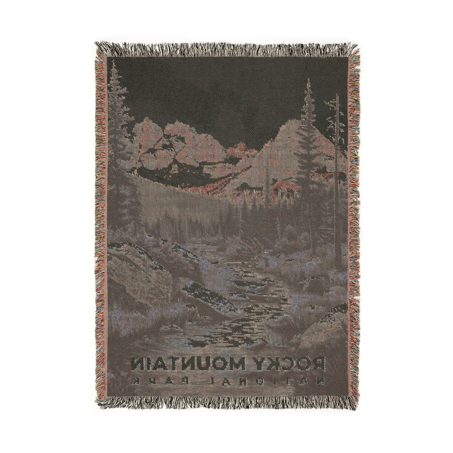 Rocky Mountain National Park Woven Blanket | S17