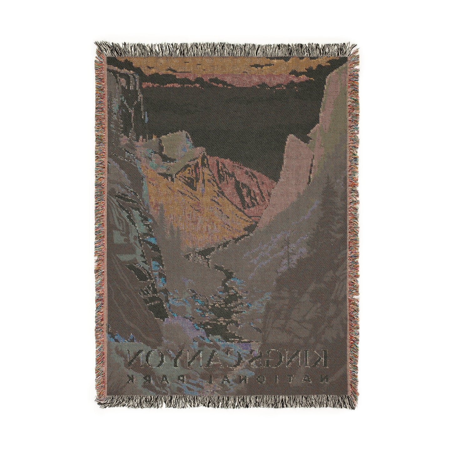 Kings Canyon National Park Woven Blanket | S01