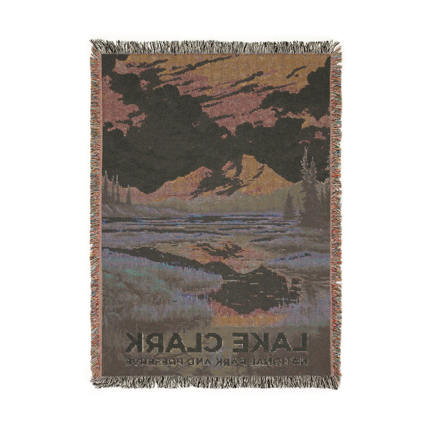 Lake Clark National Park Woven Blanket | S06