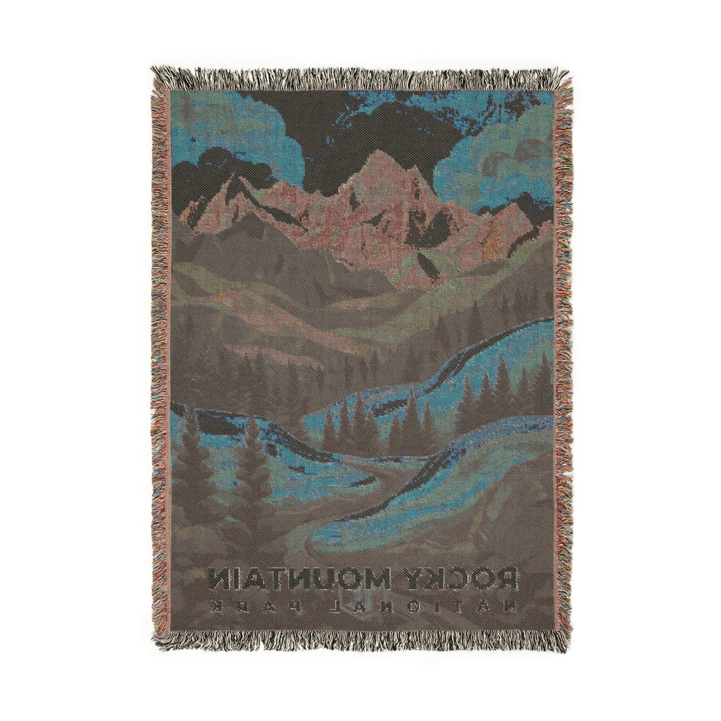 Rocky Mountain National Park Woven Blanket | S20