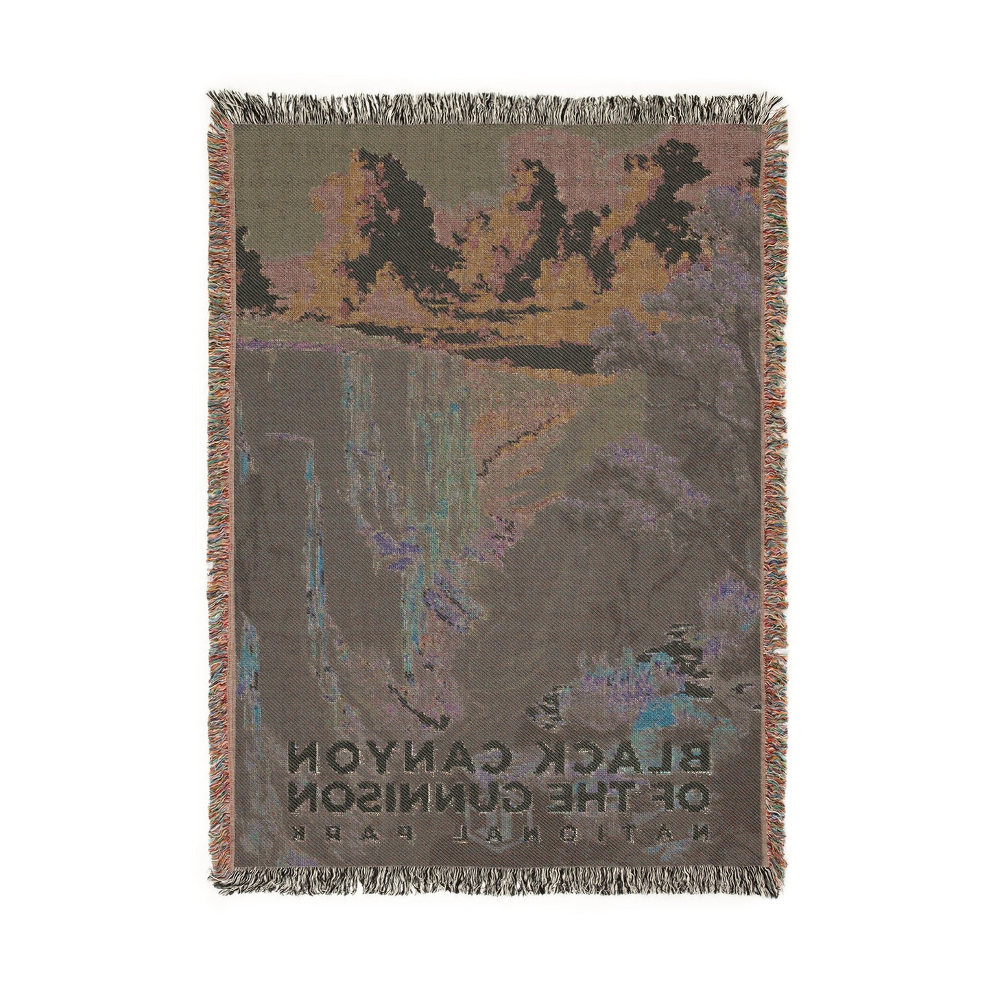 Black Canyon of the Gunnison National Park Woven Blanket | S18
