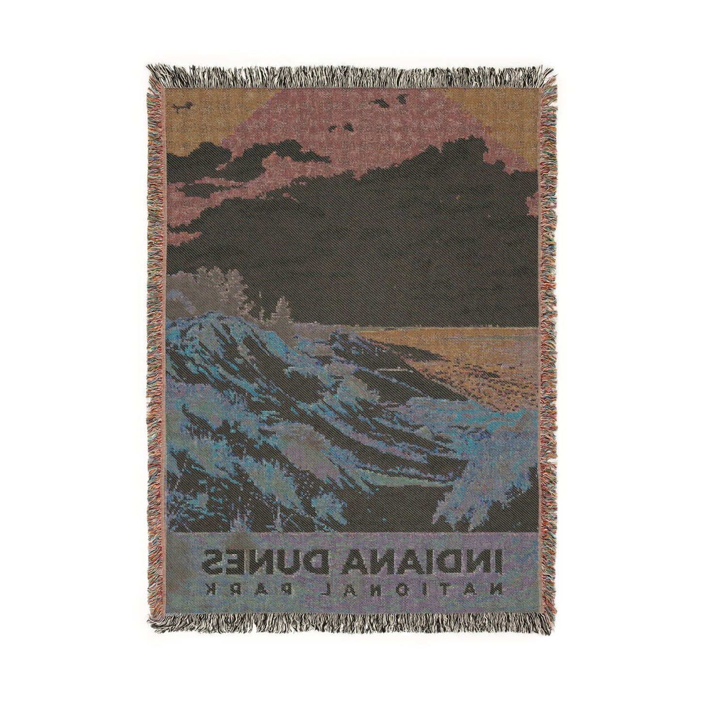 Indiana Dunes National Park Woven Blanket | S06