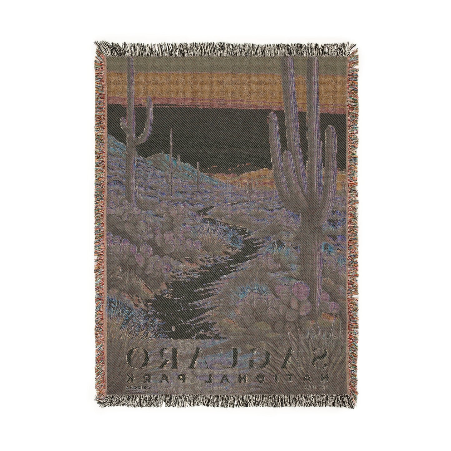 Saguaro National Park Woven Blanket | S02