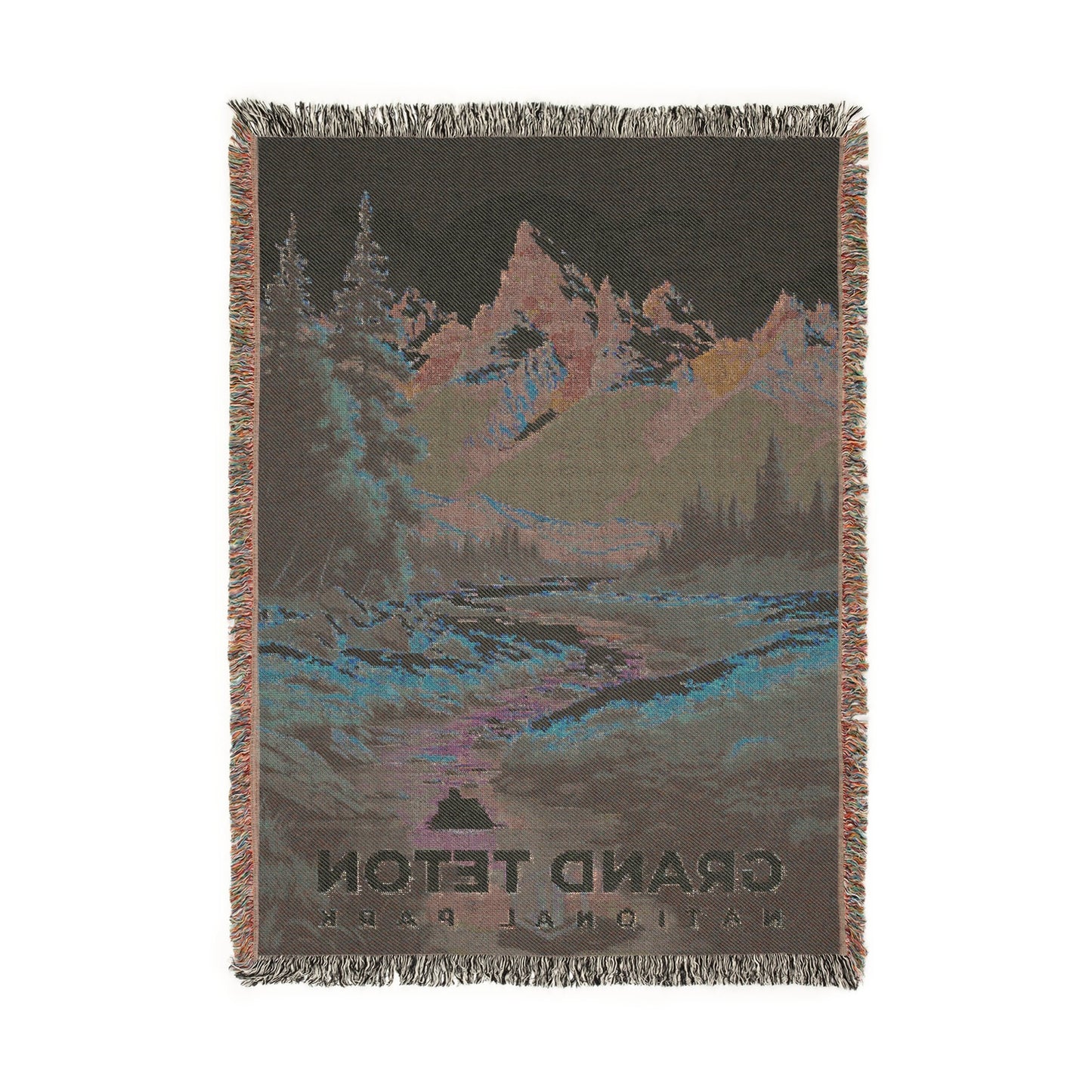 Grand Teton National Park Woven Blanket | S07