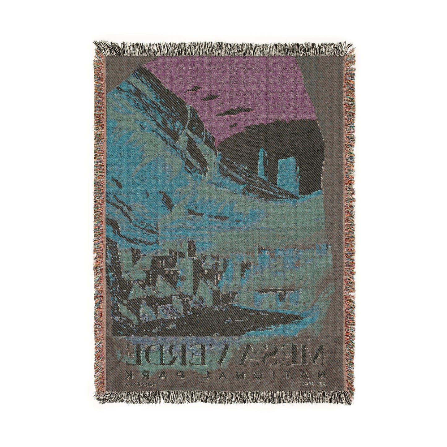 Mesa Verde National Park Woven Blanket | S03