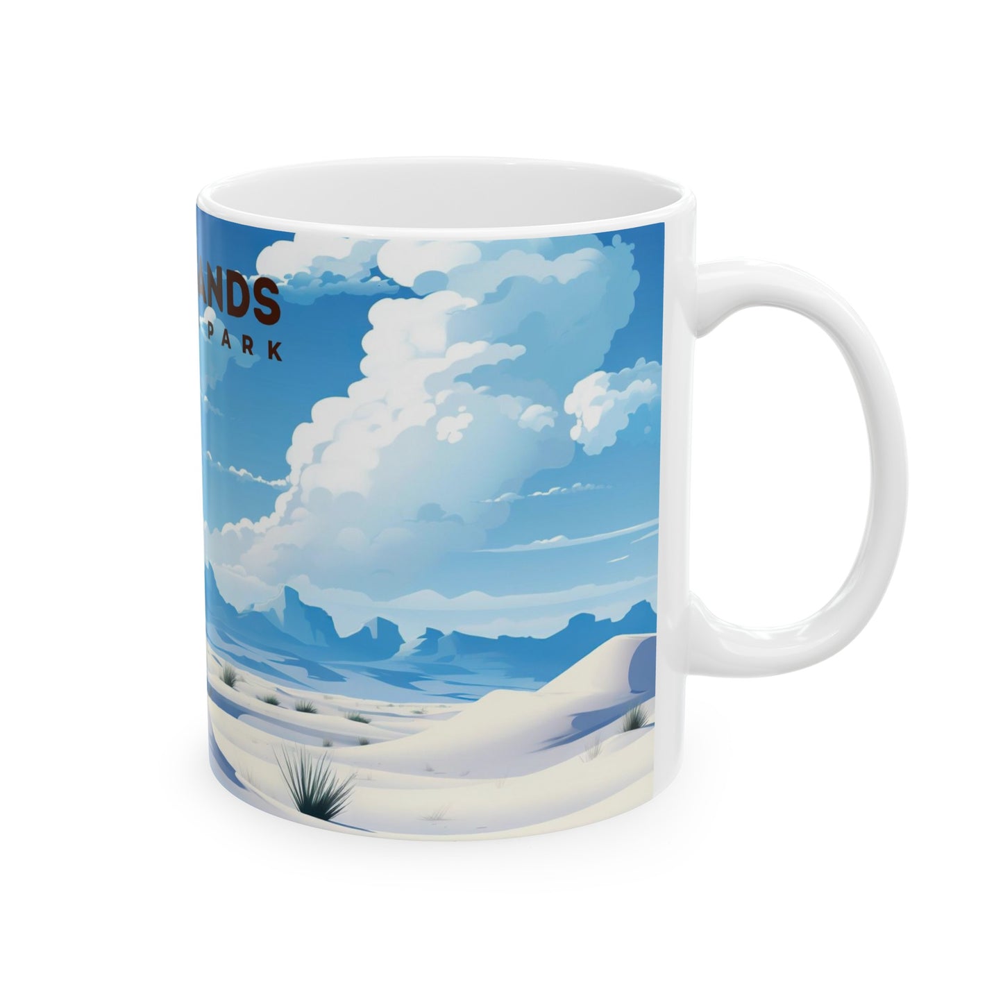 White Sands National Park Mug | White Ceramic Mug (11oz, 15oz)