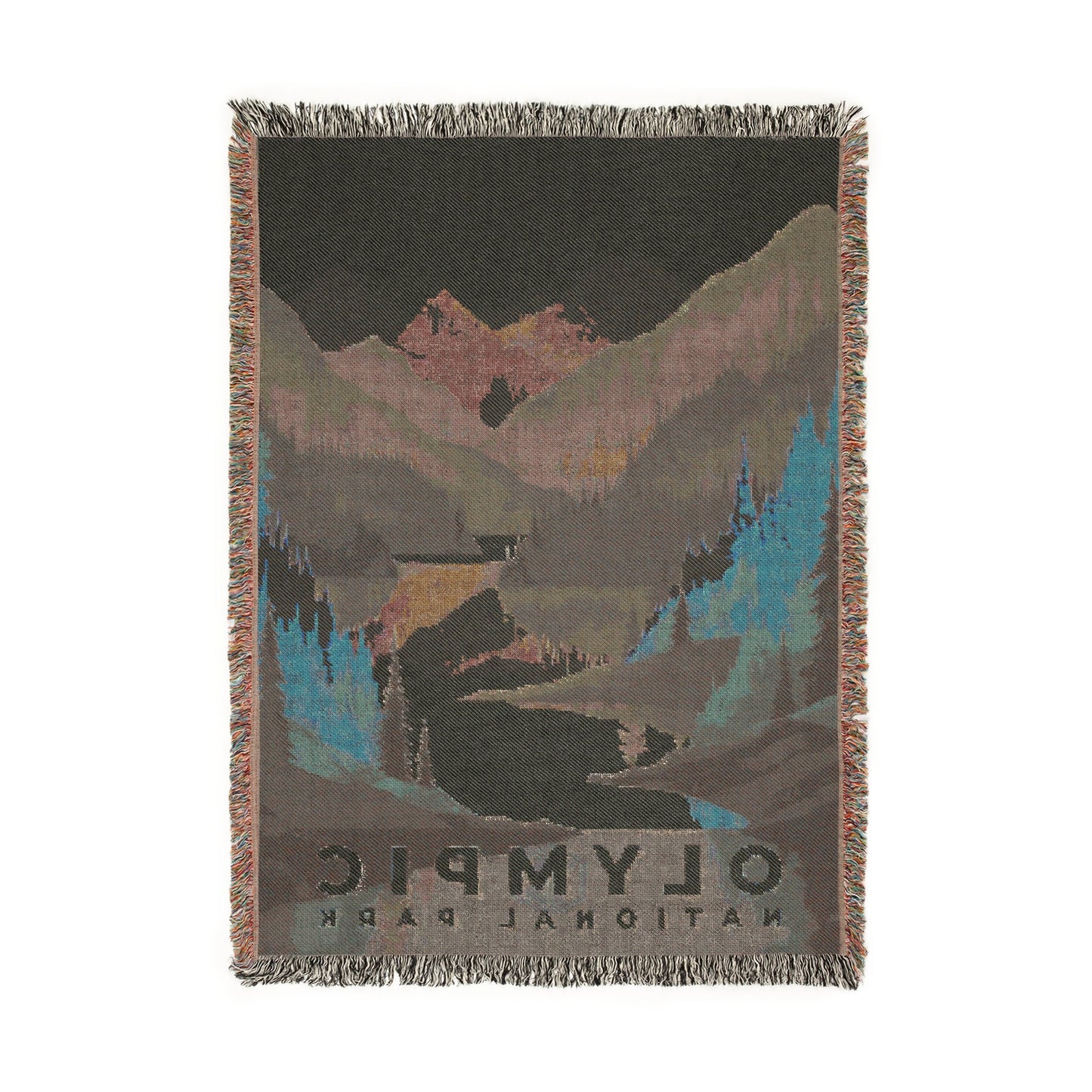 Olympic National Park Woven Blanket | S20