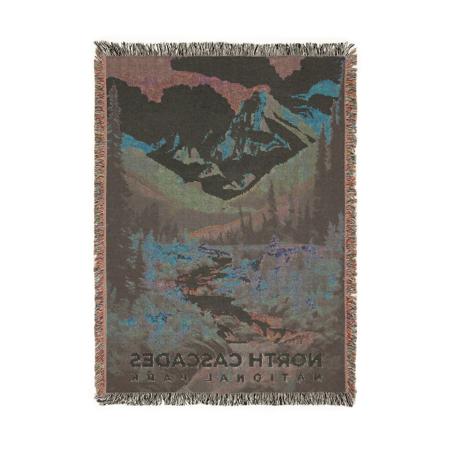 North Cascades National Park Woven Blanket | S09