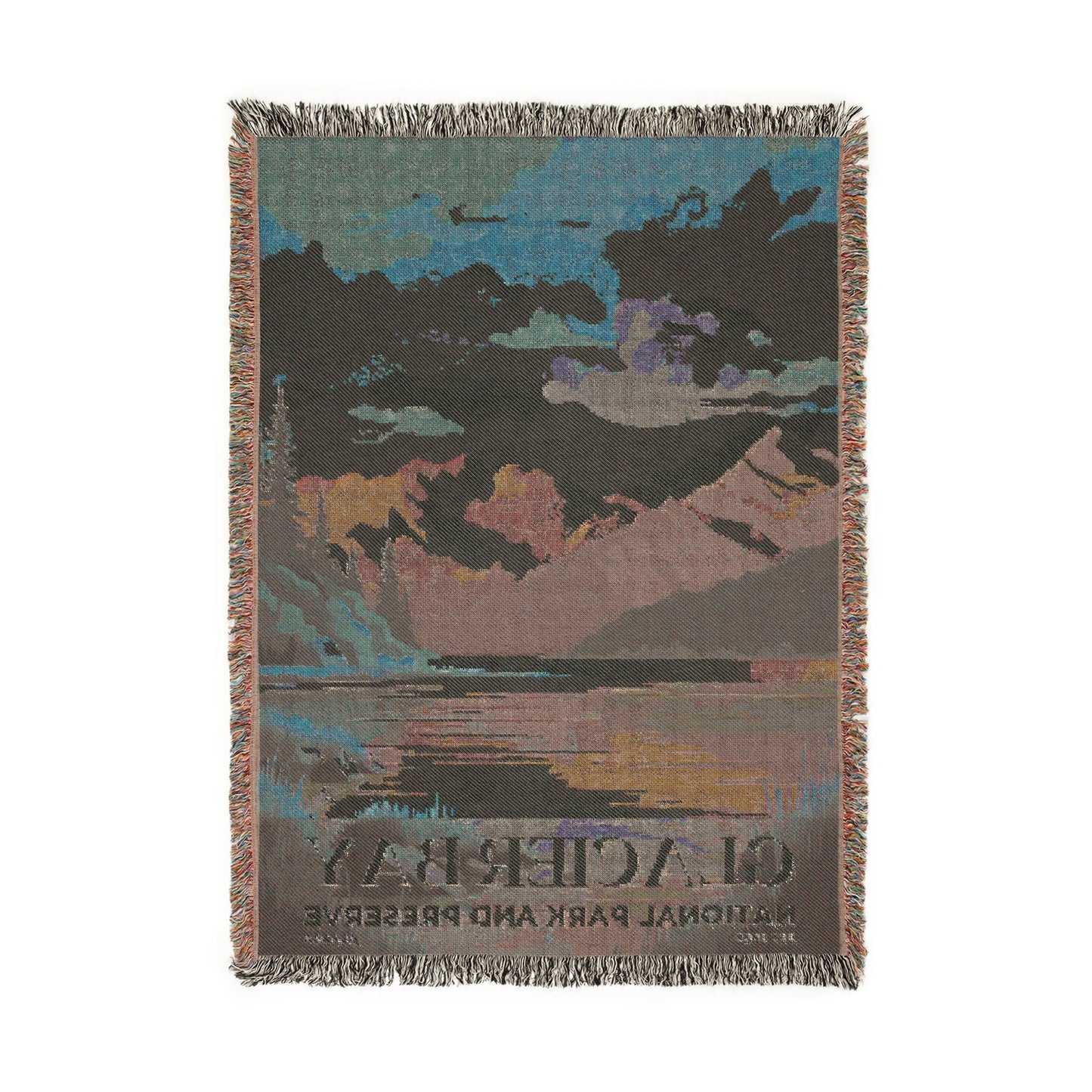 Glacier Bay National Park Woven Blanket | S05