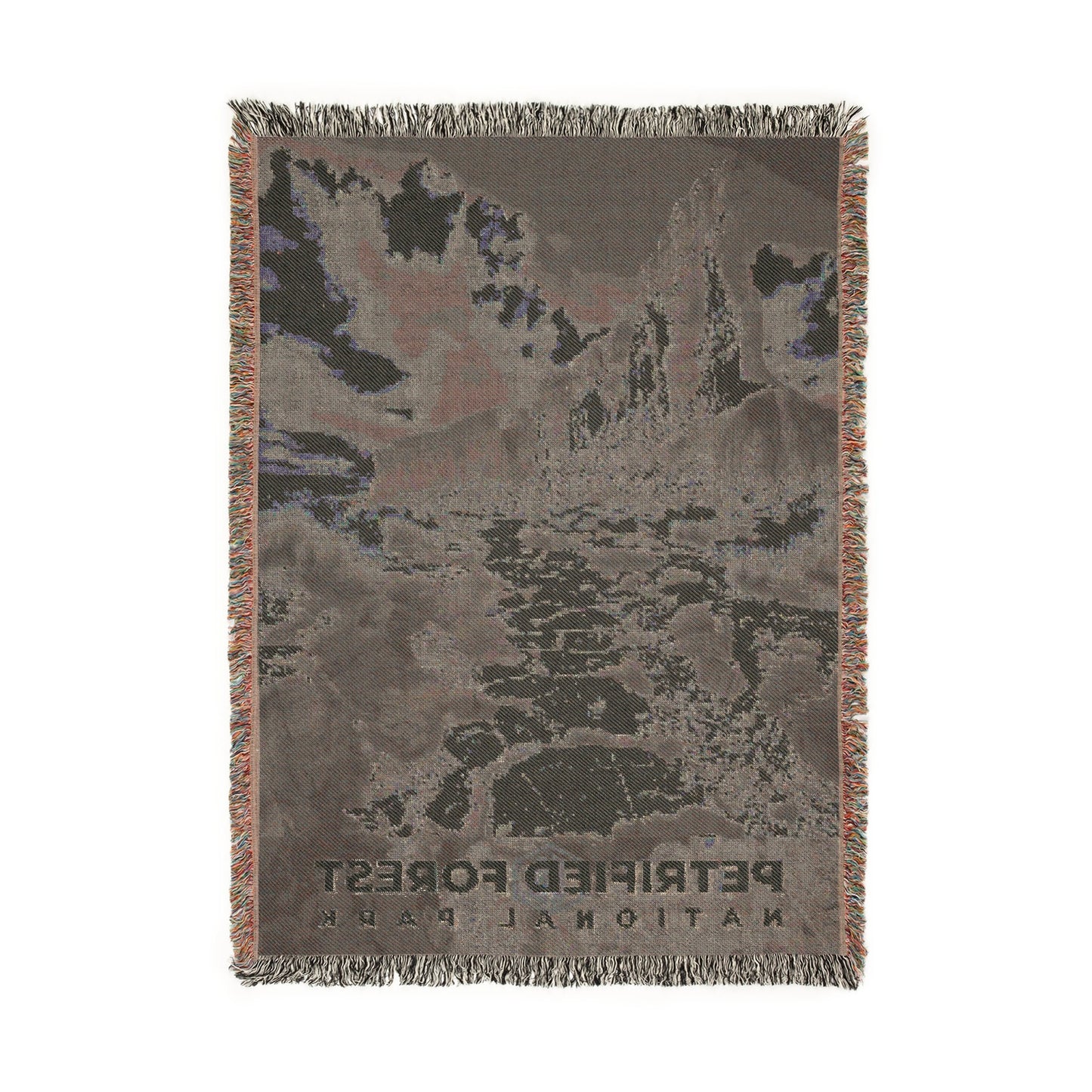 Petrified Forest National Park Woven Blanket | S15