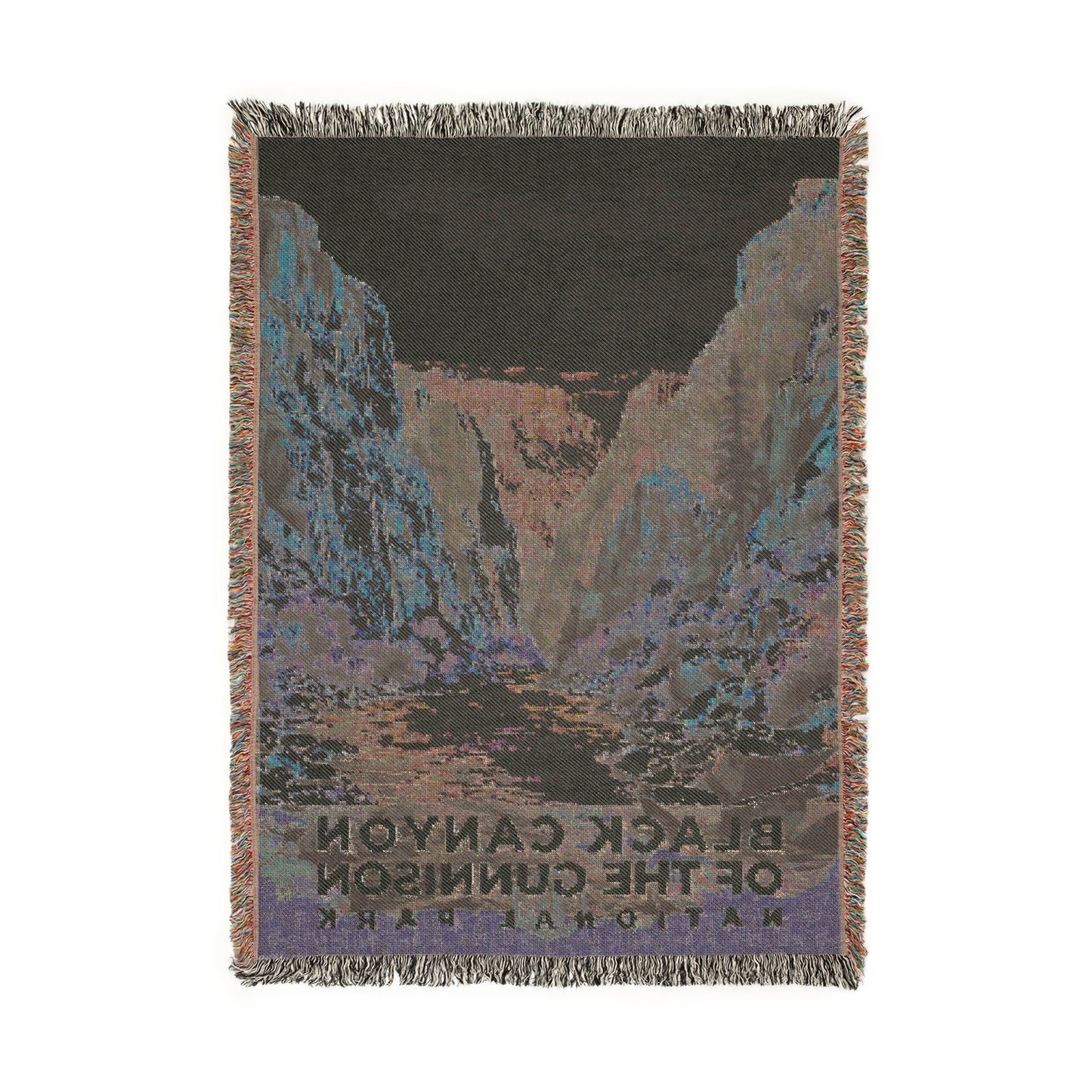 Black Canyon of the Gunnison National Park Woven Blanket | S08