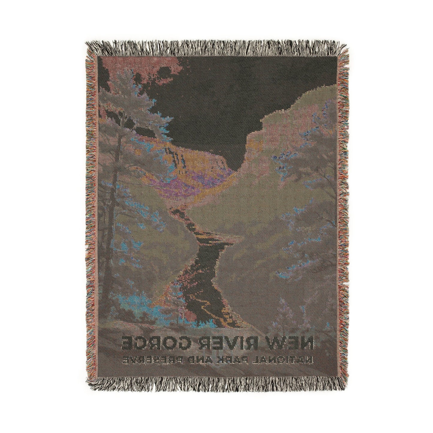 New River Gorge National Park Woven Blanket | S11