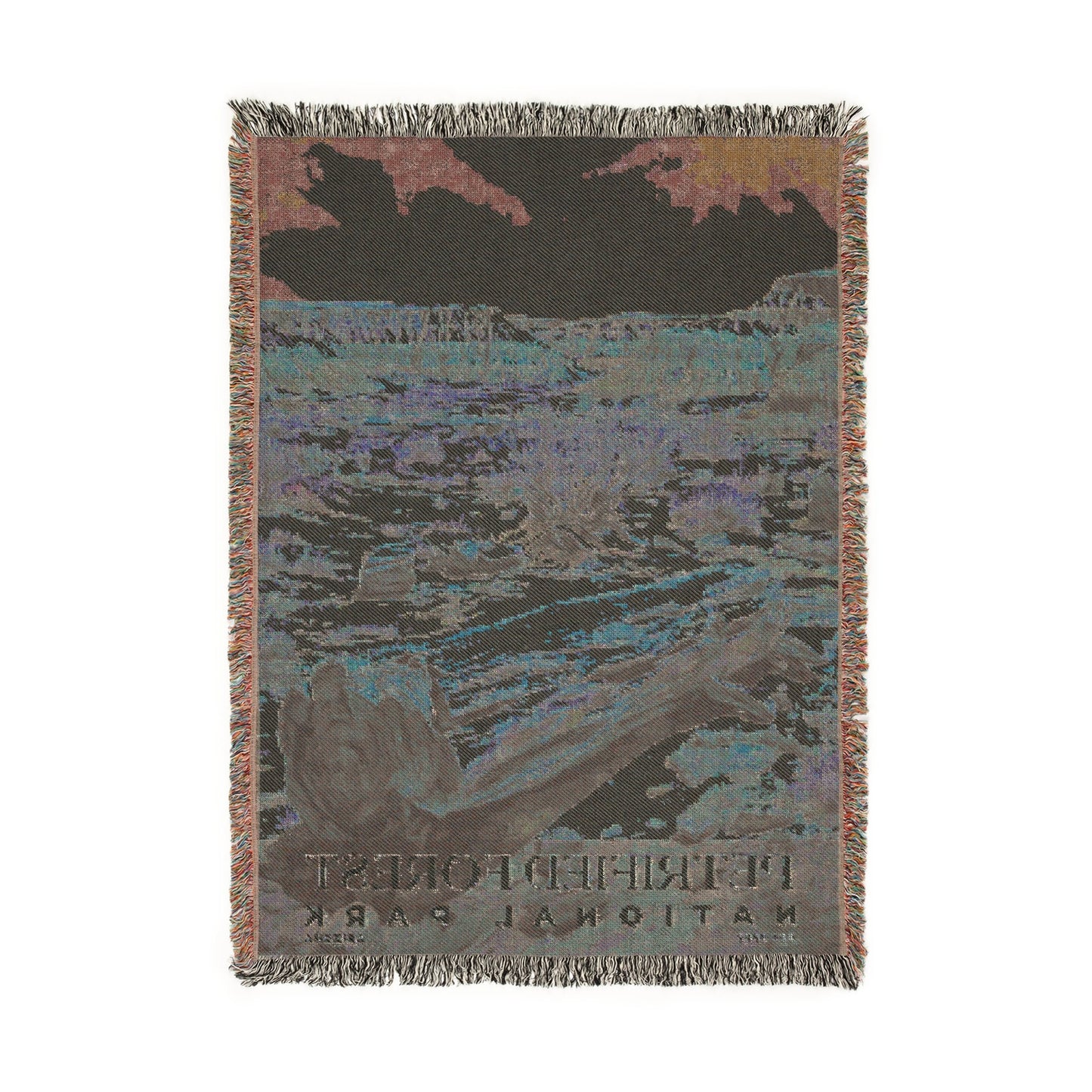 Petrified Forest National Park Woven Blanket | S02