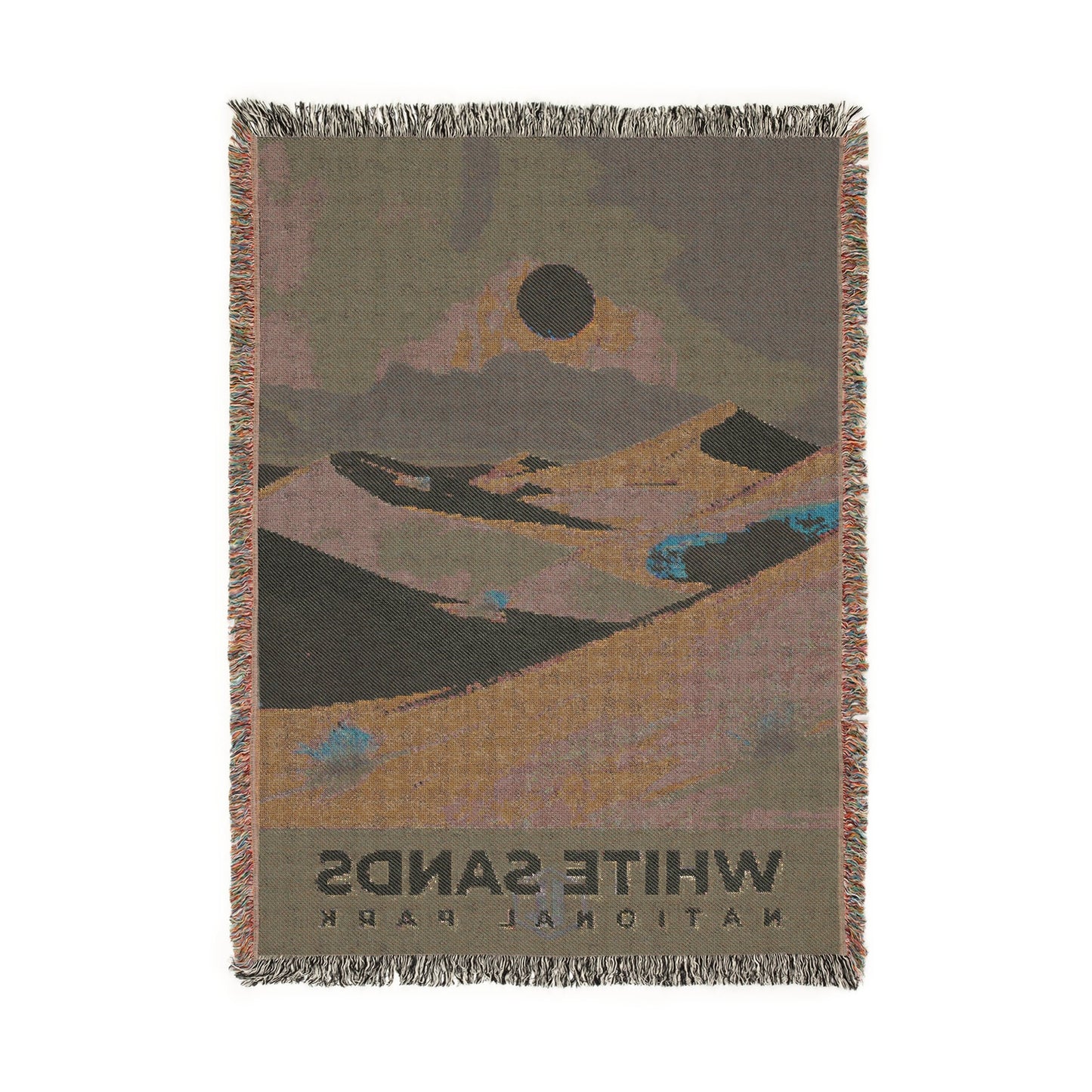 White Sands National Park Woven Blanket | S11