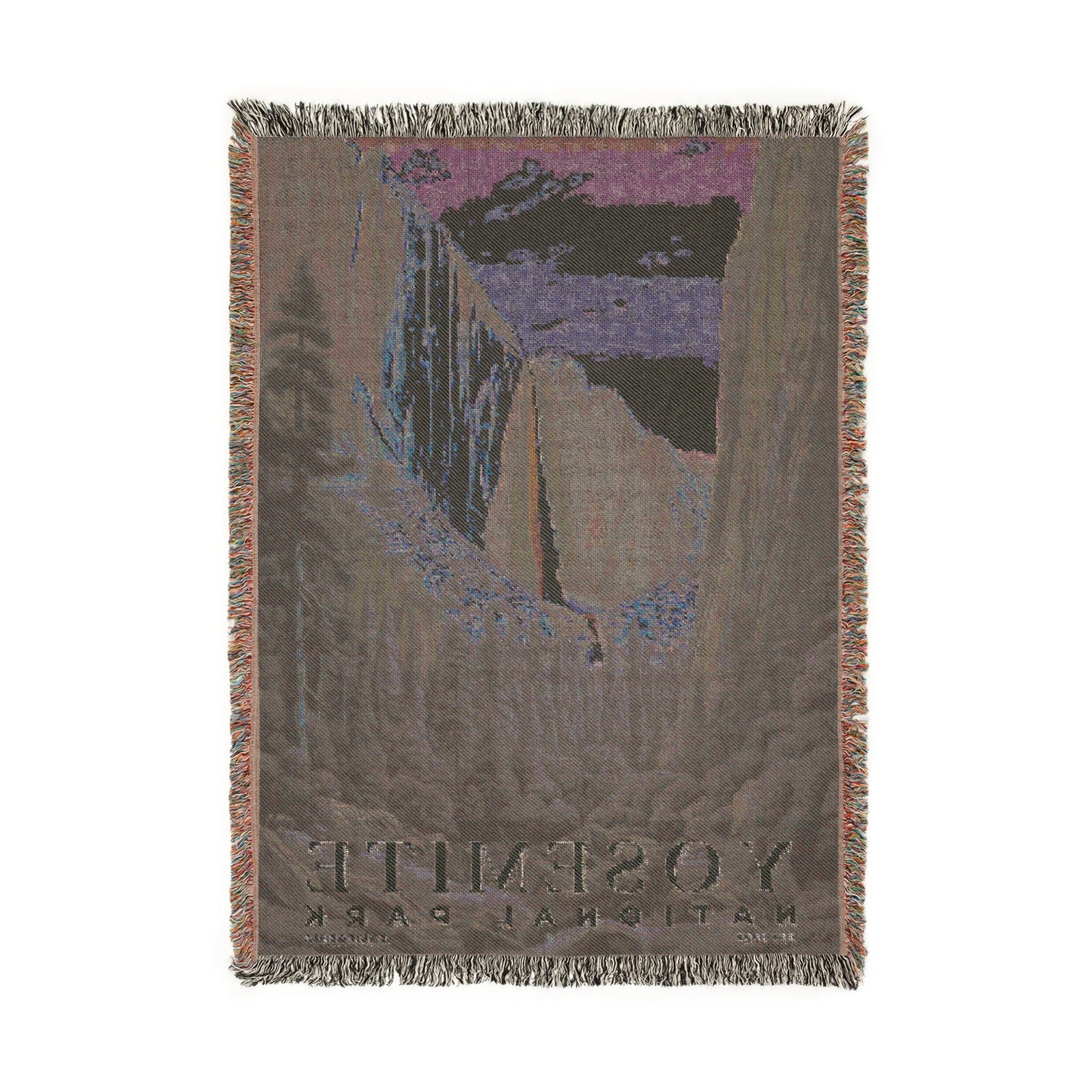 Yosemite National Park Woven Blanket | S02