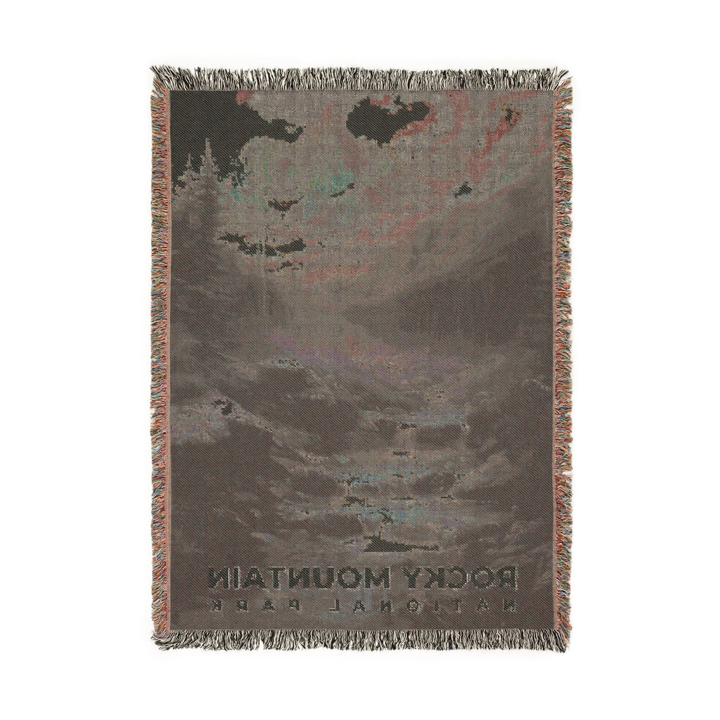Rocky Mountain National Park Woven Blanket | S12