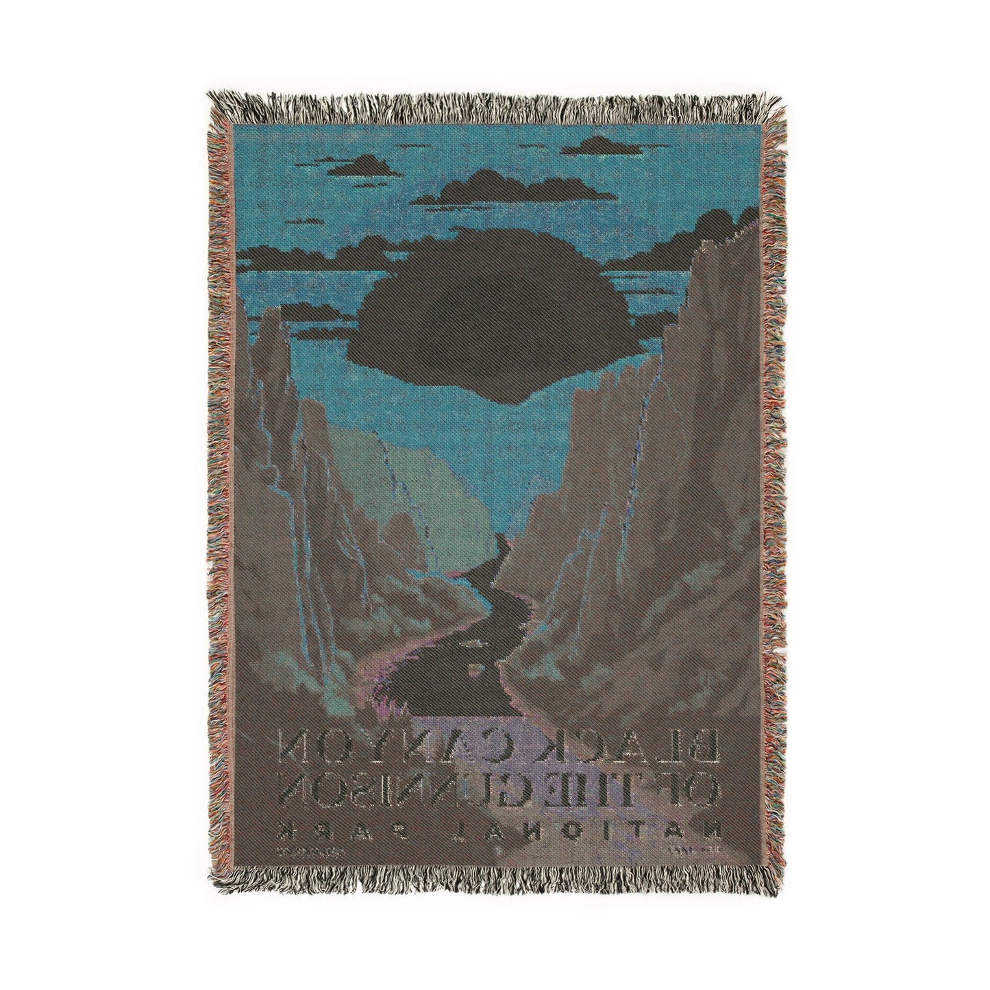 Black Canyon of the Gunnison National Park Woven Blanket | S05