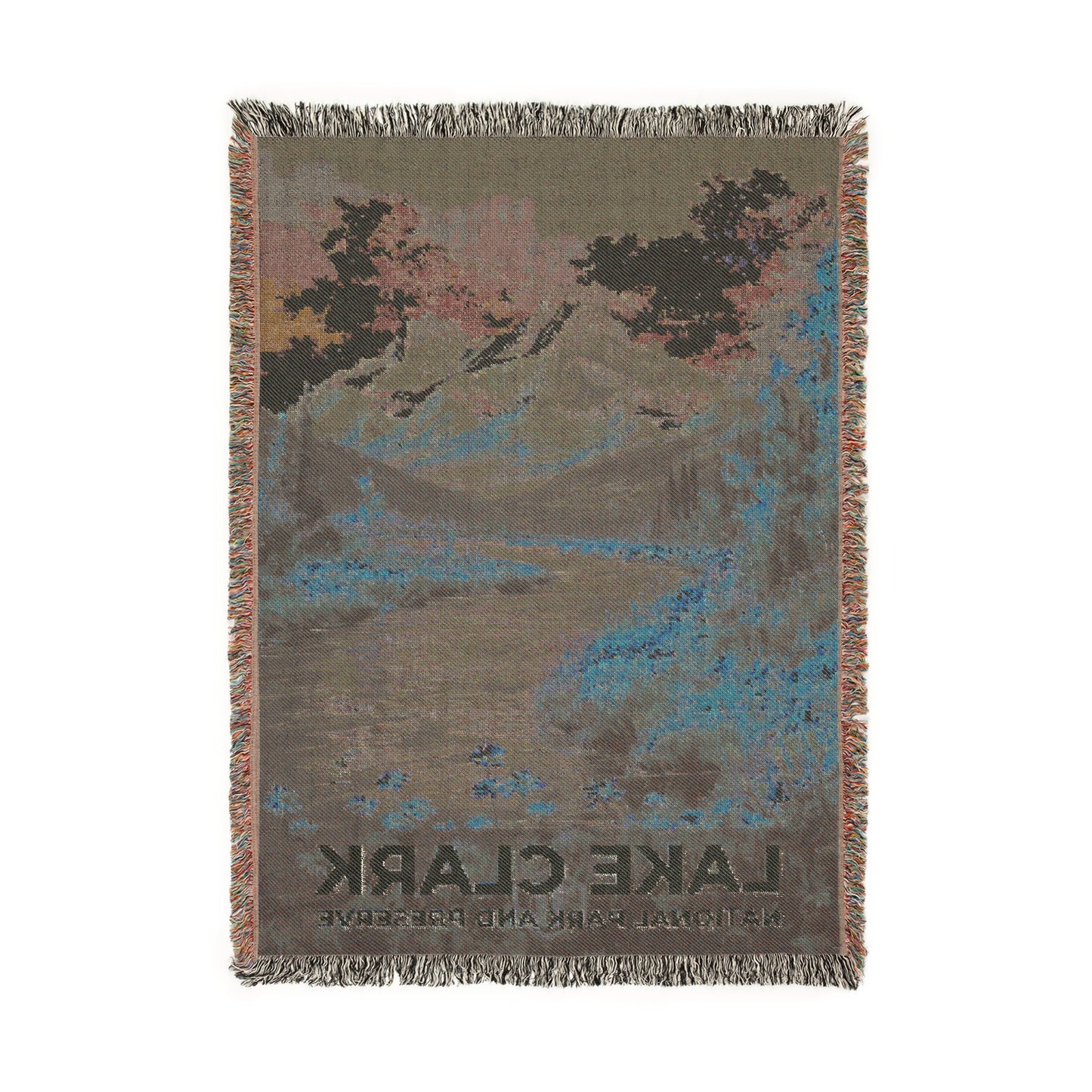 Lake Clark National Park Woven Blanket | S14