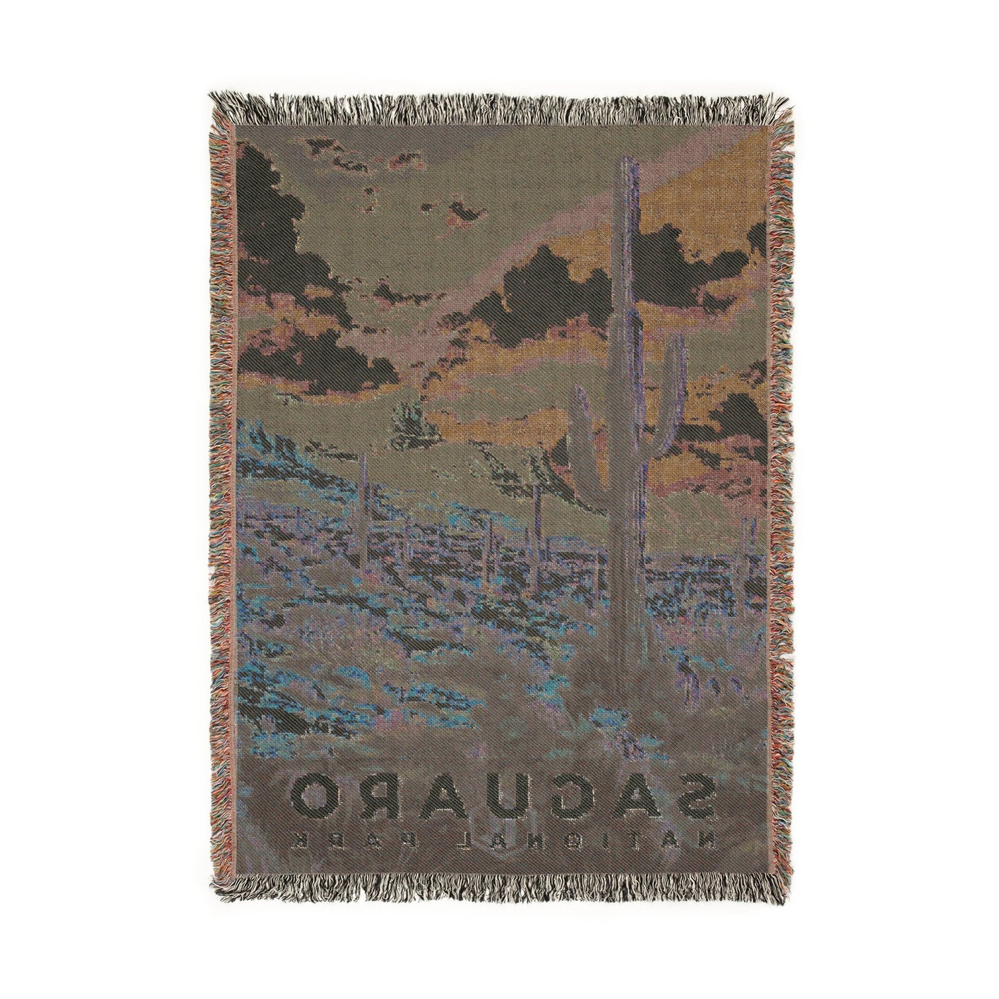 Saguaro National Park Woven Blanket | S13