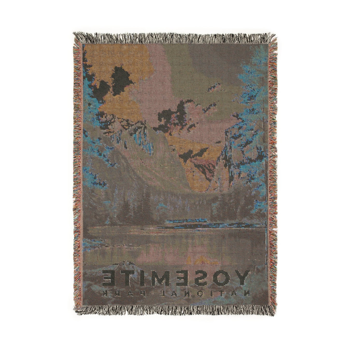 Yosemite National Park Woven Blanket | S16