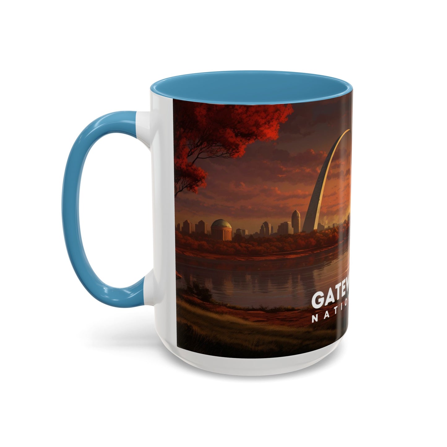 Gateway Arch National Park Mug | Accent Coffee Mug (11, 15oz)
