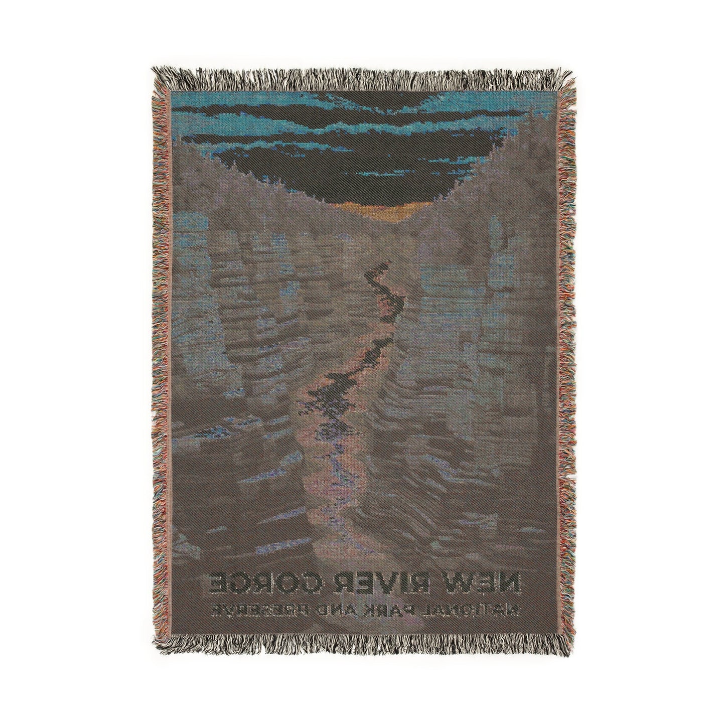 New River Gorge National Park Woven Blanket | S09