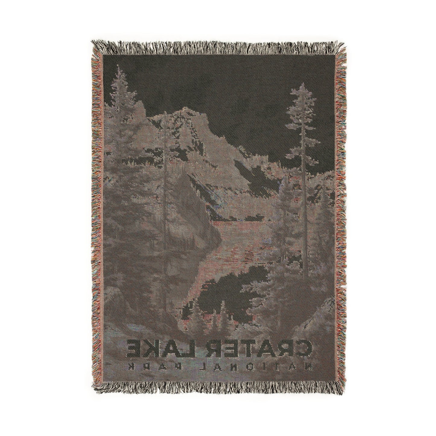 Crater Lake National Park Woven Blanket | S17