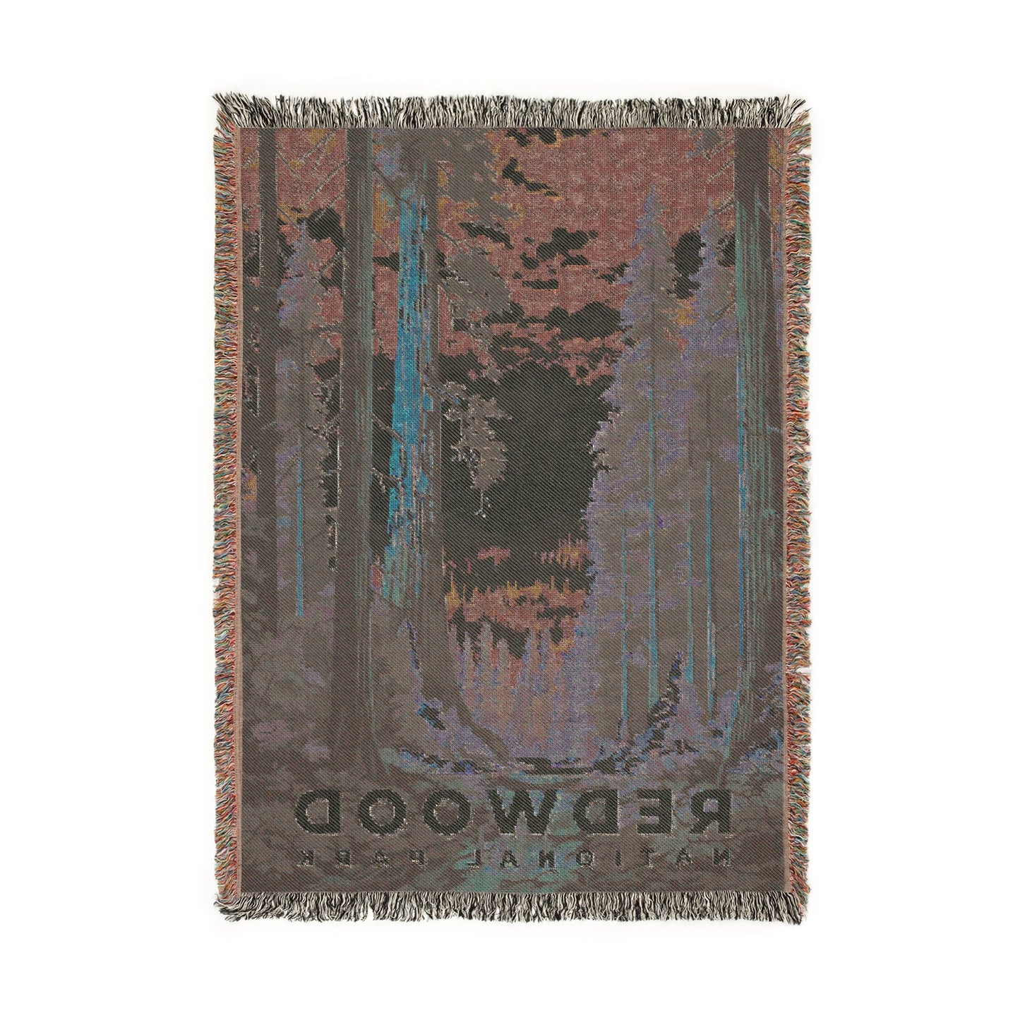 Redwood National Park Woven Blanket | S06