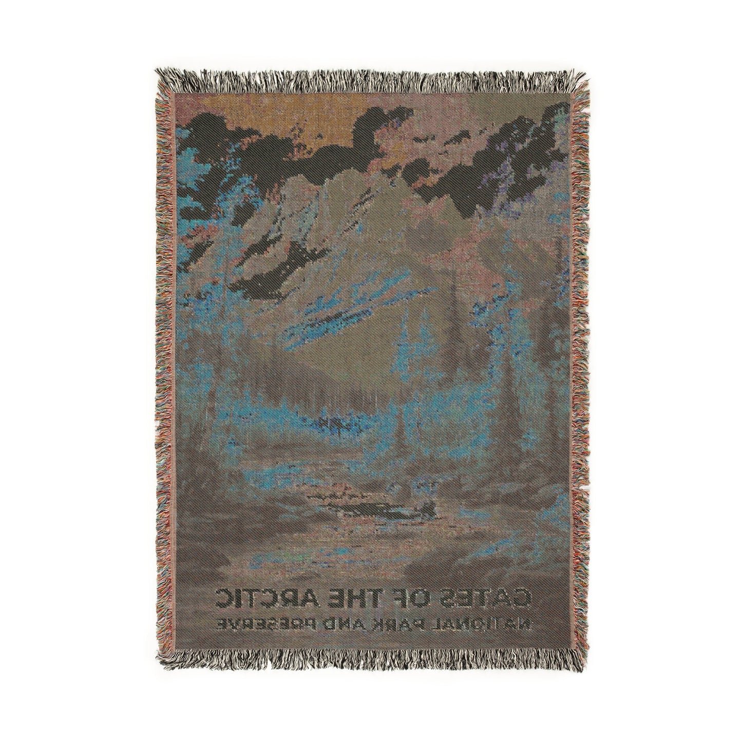 Gates of the Arctic National Park Woven Blanket | S14